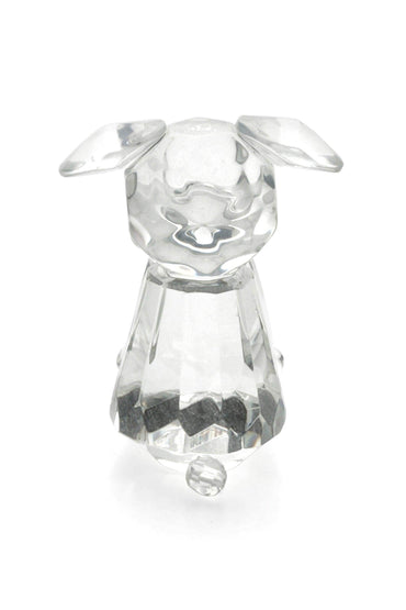 Cute Crystal Dog and Bone Miniature Favor Ornaments CGF0149 (Set of 6 pcs) - COCOMELODY
