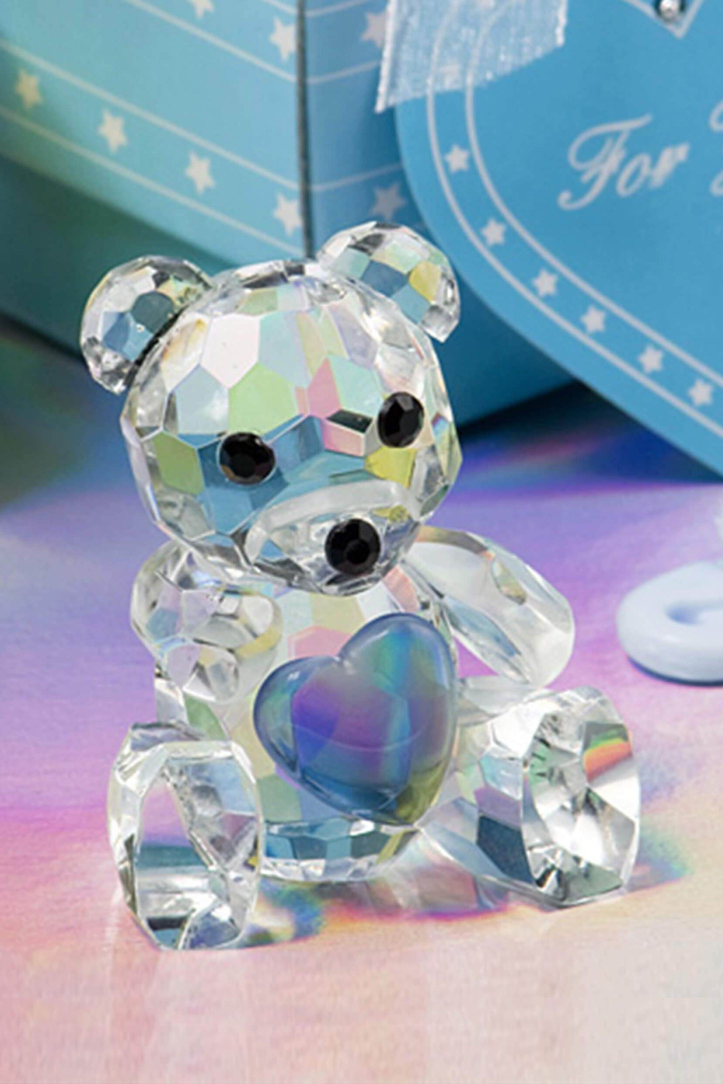 Baby shower Crystal Teddy Bear CGF0151 (Set of 6 pcs) - COCOMELODY