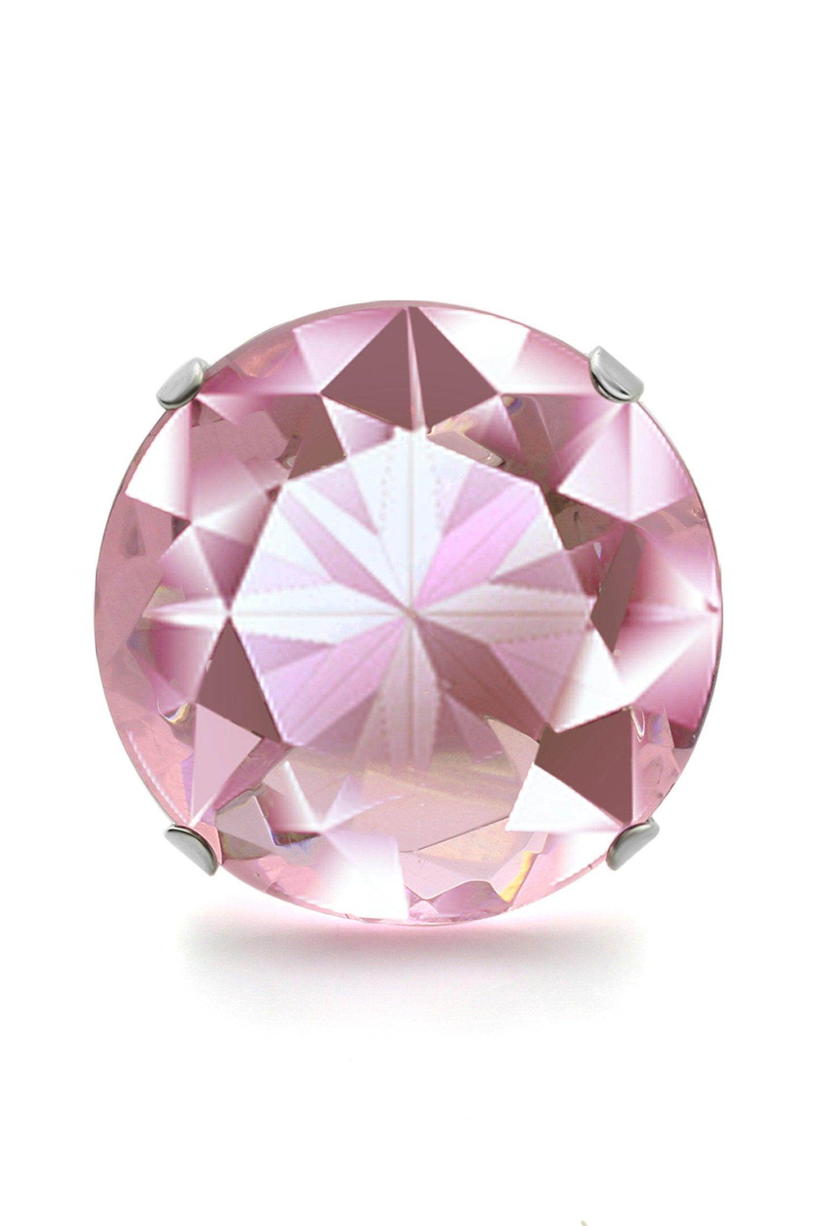 Pink Diamond Ring Keyring-Wedding Bridal Shower Favors CGF0154 (Set of 6 pcs) - COCOMELODY