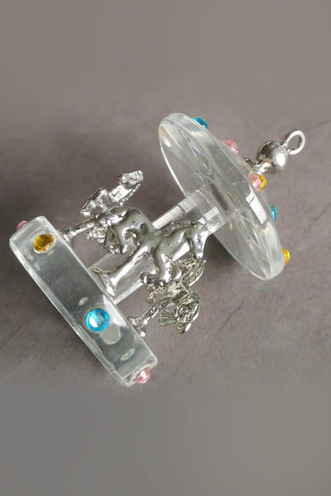 Crystal Christmas Carousel Figurine Ornament CGF0162 (Set of 6 pcs) - COCOMELODY