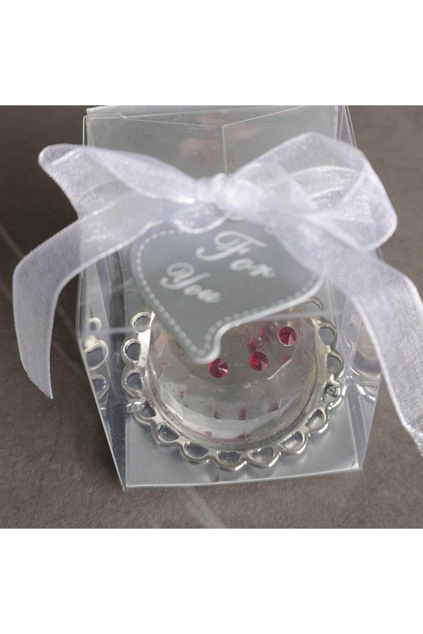 Mini Wedding Cake Crystal Favors CGF0165 (Set of 6 pcs) - COCOMELODY