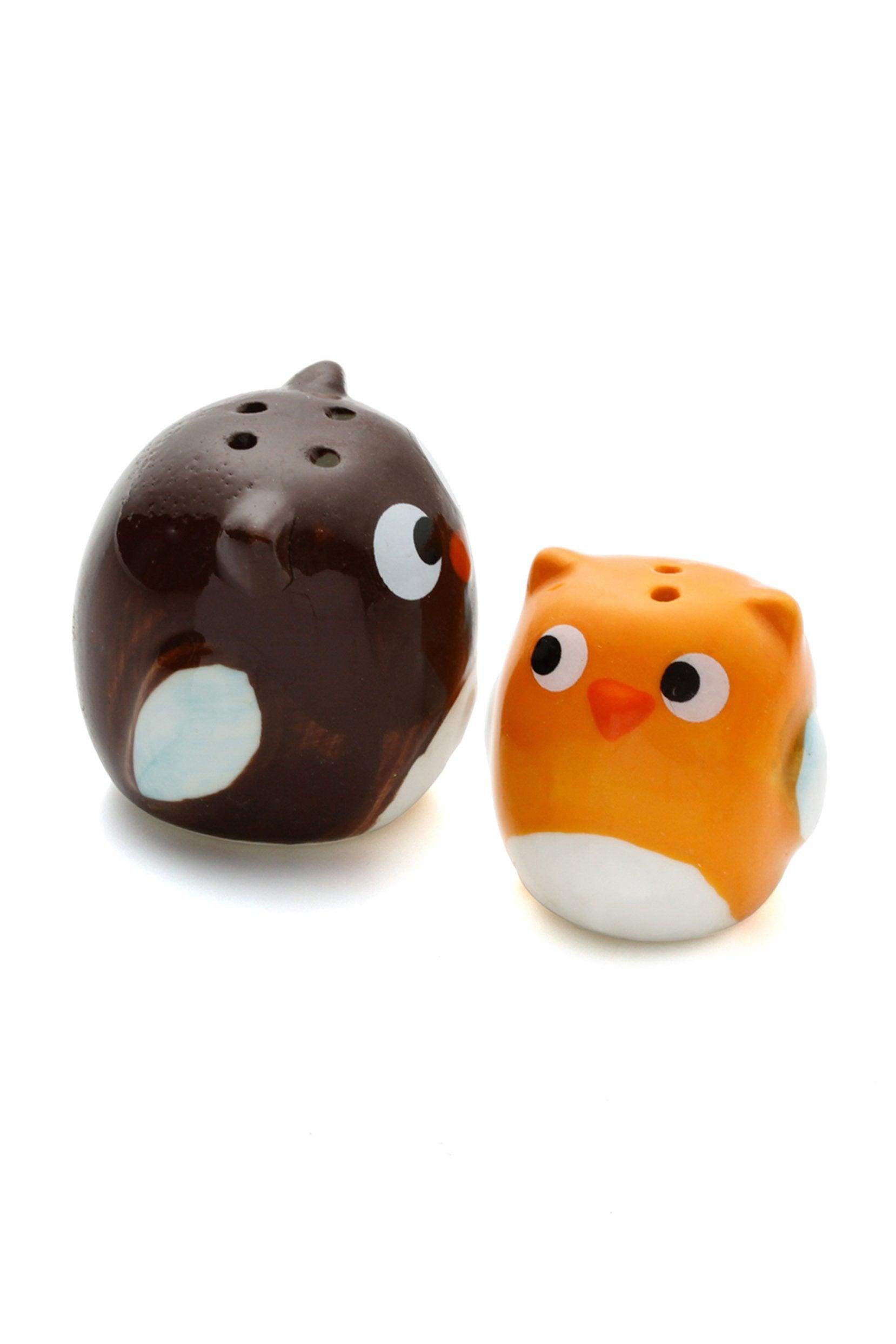 Owl Always Love You Ceramic Mother and Baby Bird Salt&Pepper Shakers CGF0178 (Set of 6 pcs) - COCOMELODY