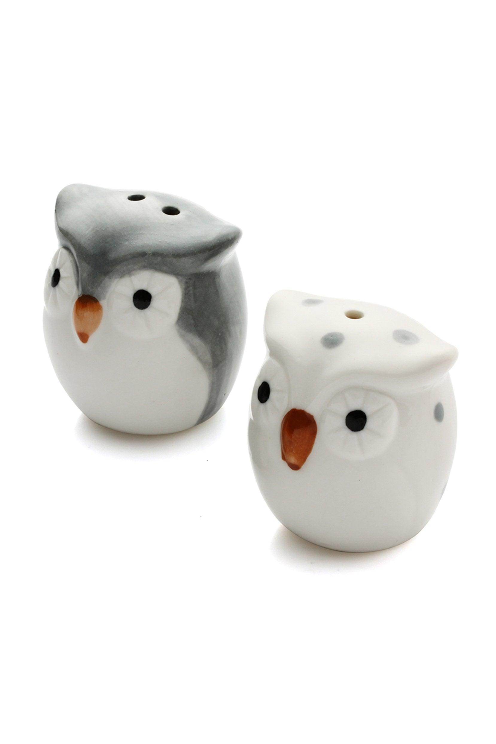 Grey Owl Salt&Pepper Shakers CGF0180 (Set of 6 pcs) - COCOMELODY