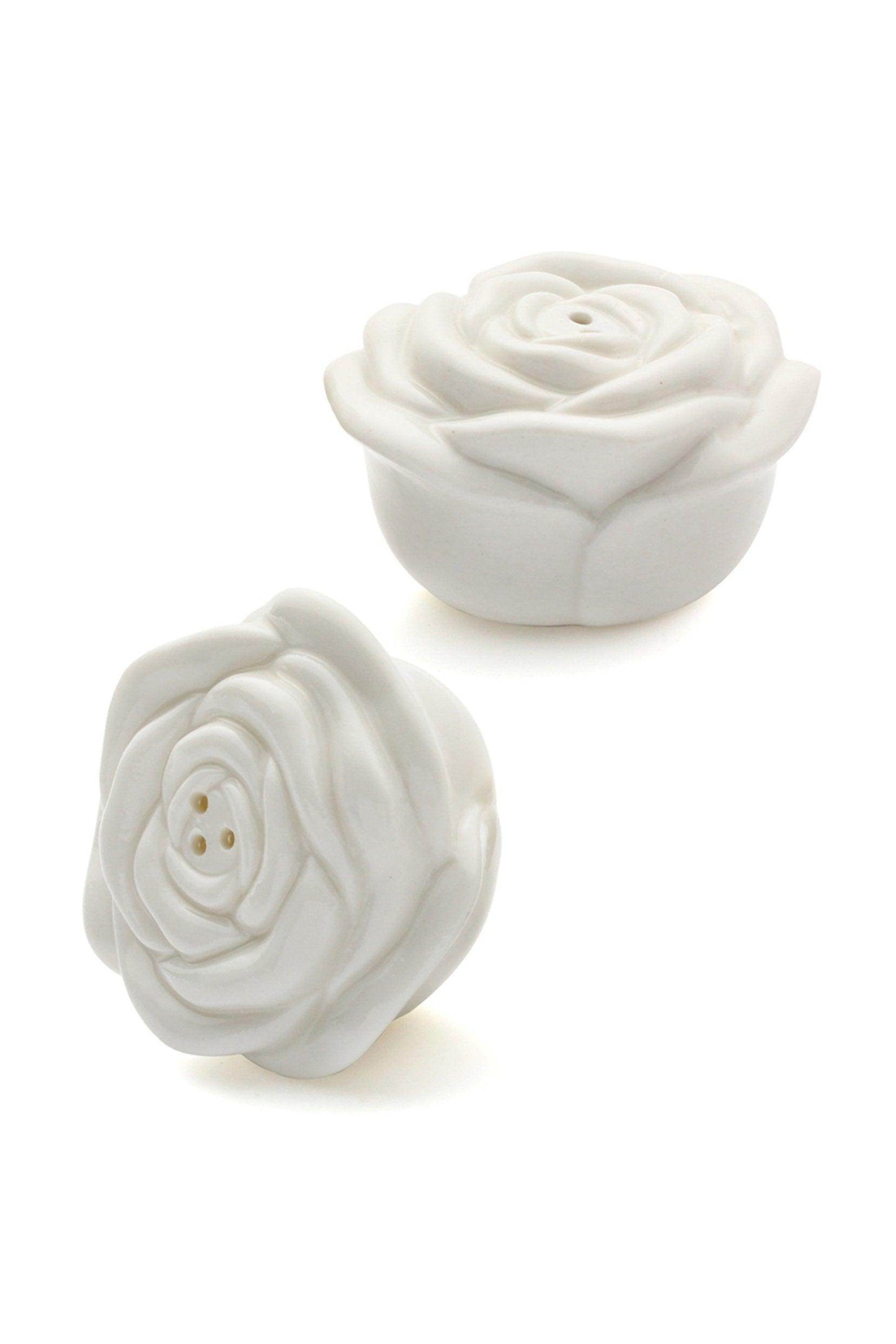 In Bloom Ceramic Rose Salt and Pepper Shakers CGF0183 (Set of 6 pcs) - COCOMELODY