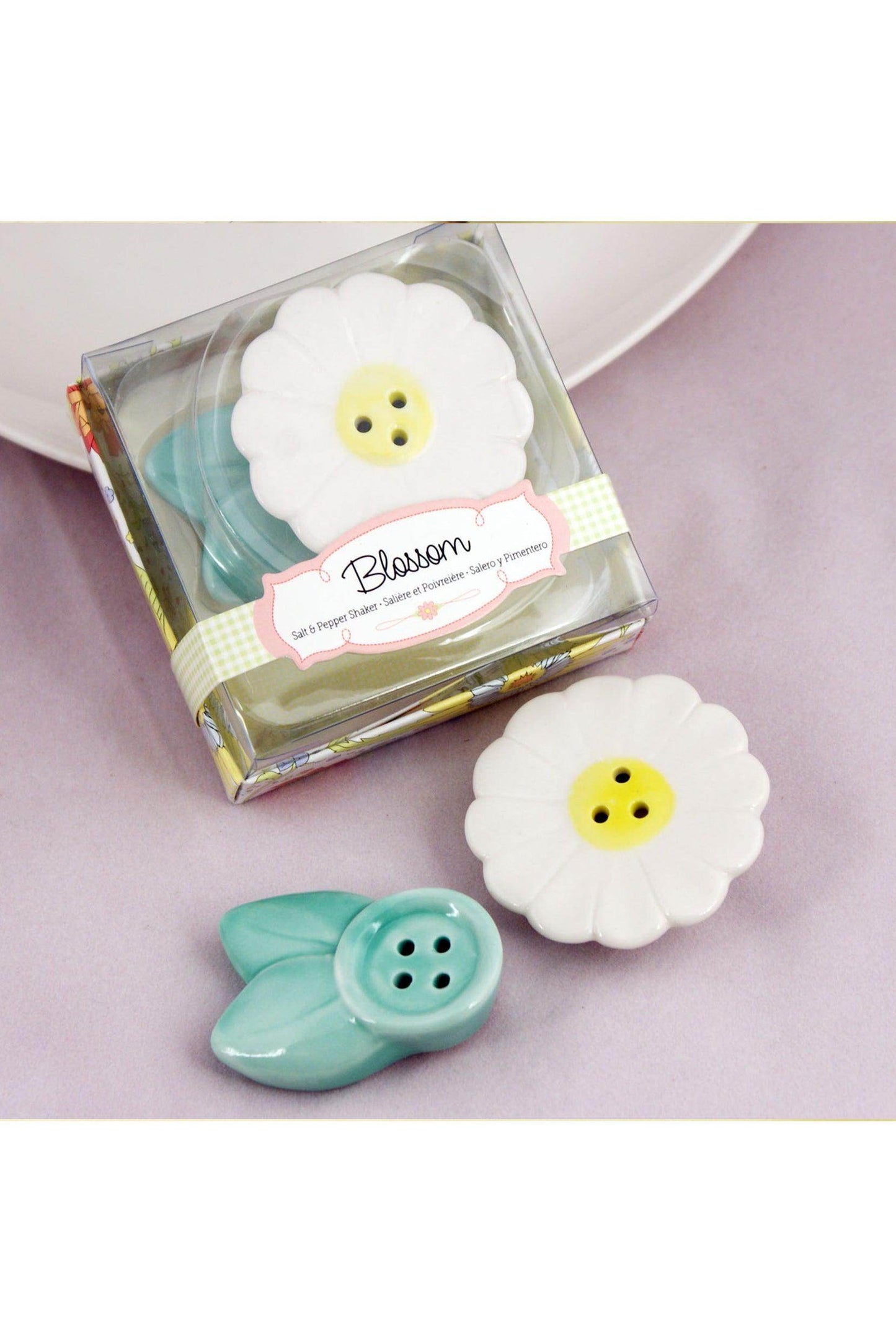 Daisy Flower Salt and Pepper Shaker Set CGF0186 (Set of 6 pcs) - COCOMELODY