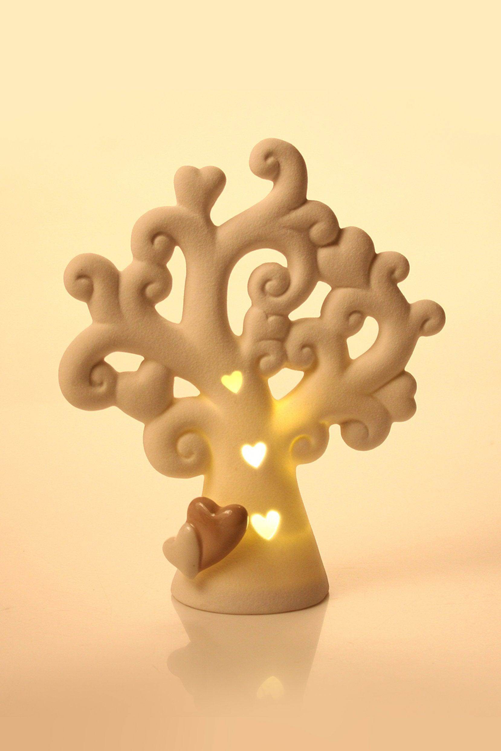 Handmade Tree of Love Light Up Sculpture 7.9Inch CGF0200 (Set of 1 pcs) - COCOMELODY