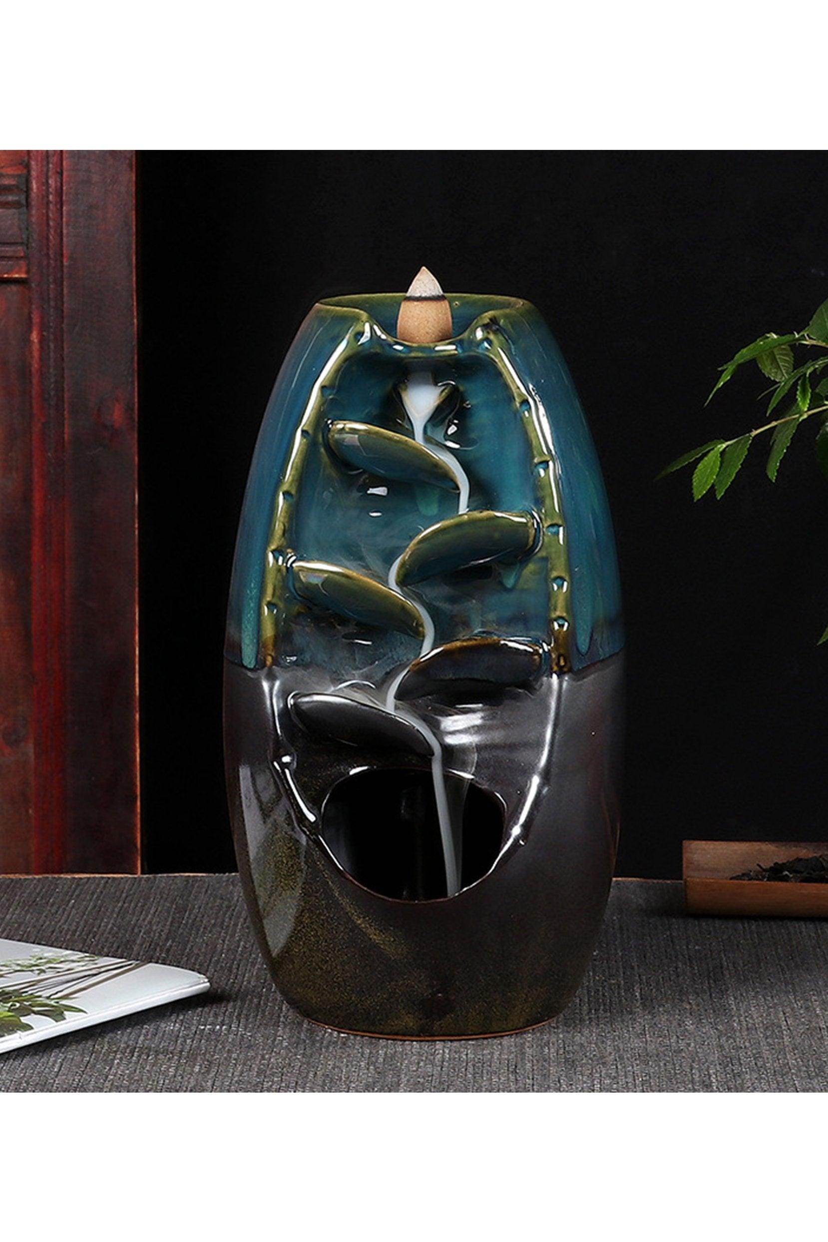 Mountain Waterfall Handicrafted Incense Holder CGF0201 (Set of 1 pcs) - COCOMELODY