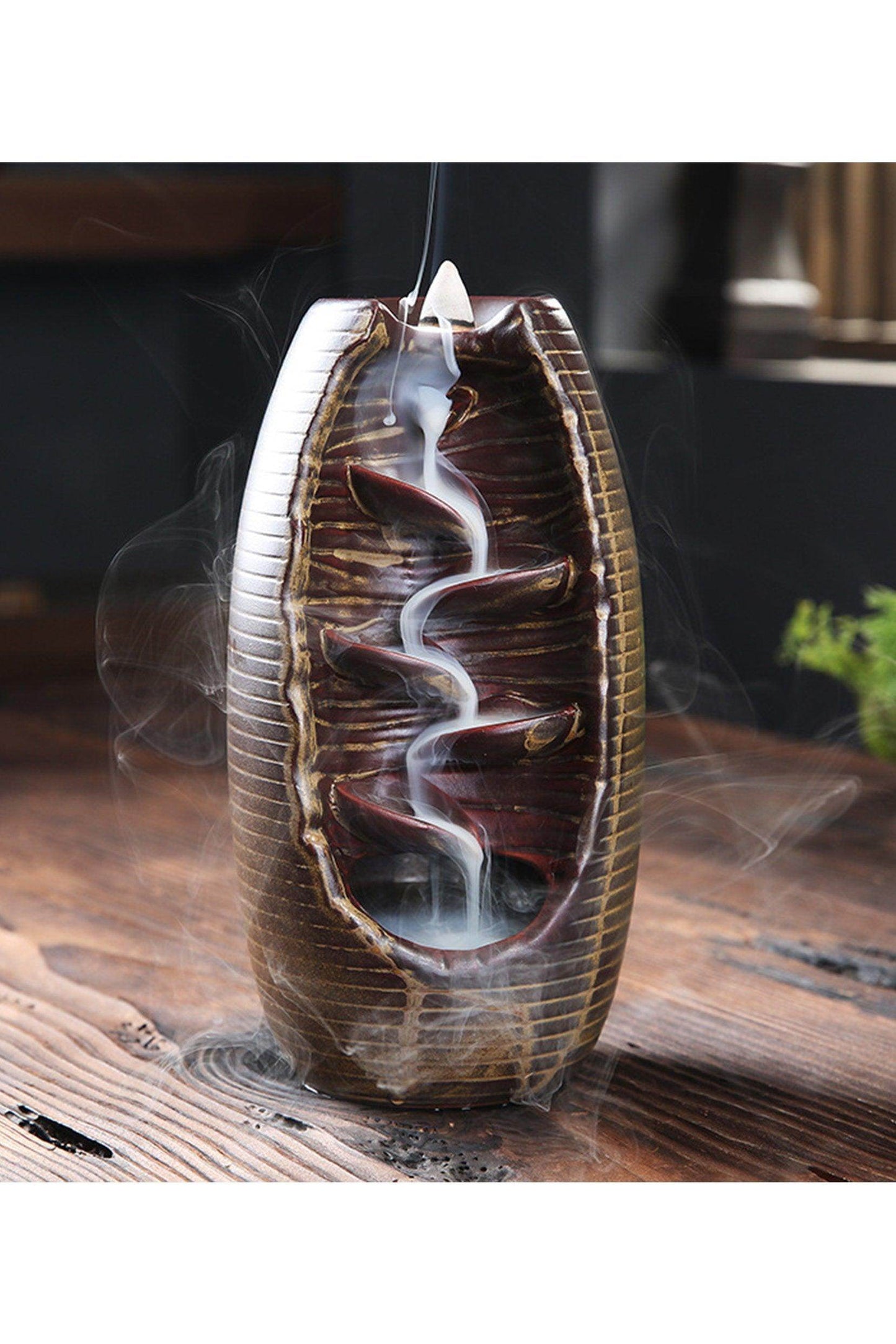 Mountain Waterfall Handicrafted Incense Holder CGF0201 (Set of 1 pcs) - COCOMELODY