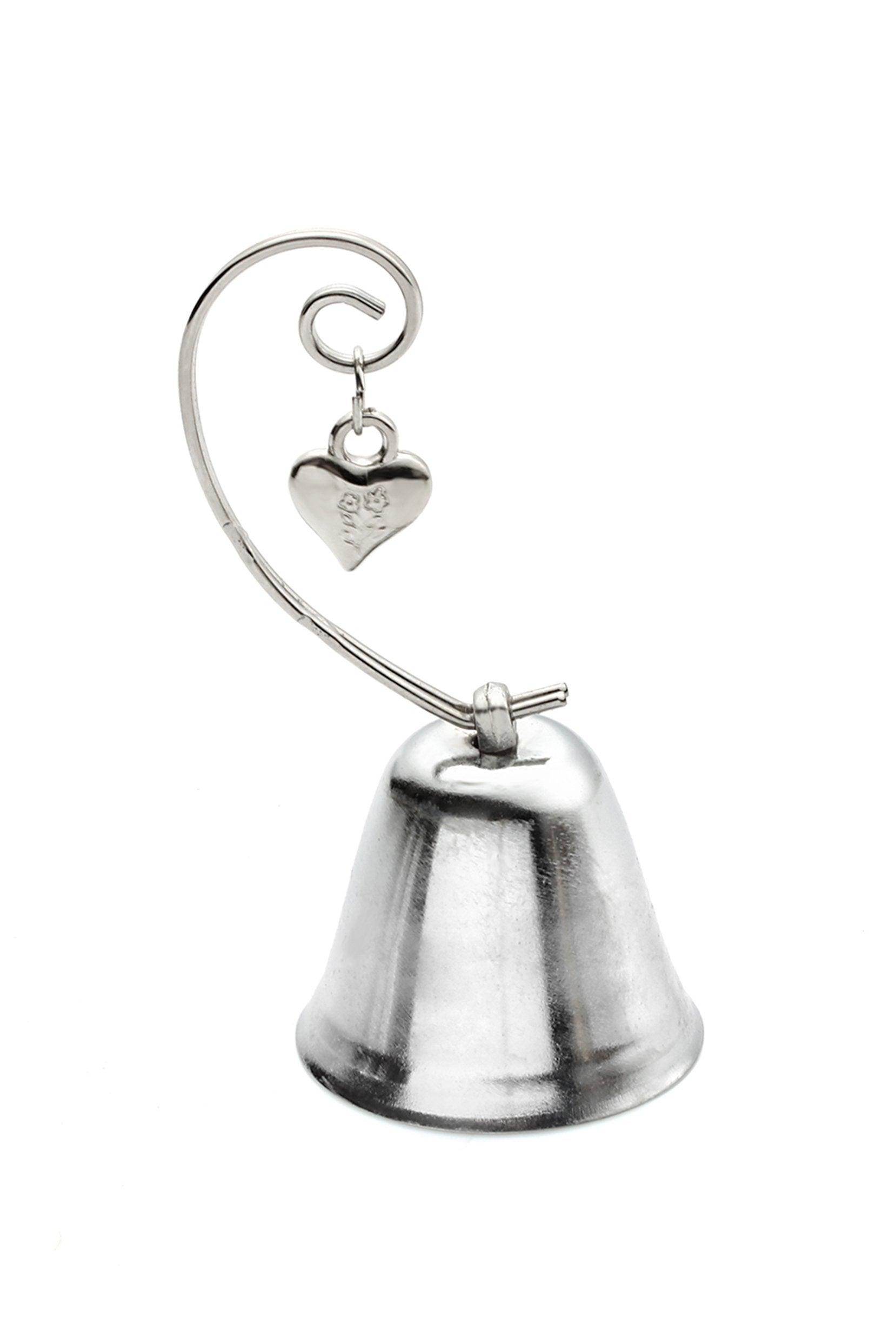 Silver Wedding Bell Wedding Table Card Holders CGF0216 (Set of 6 pcs) - COCOMELODY