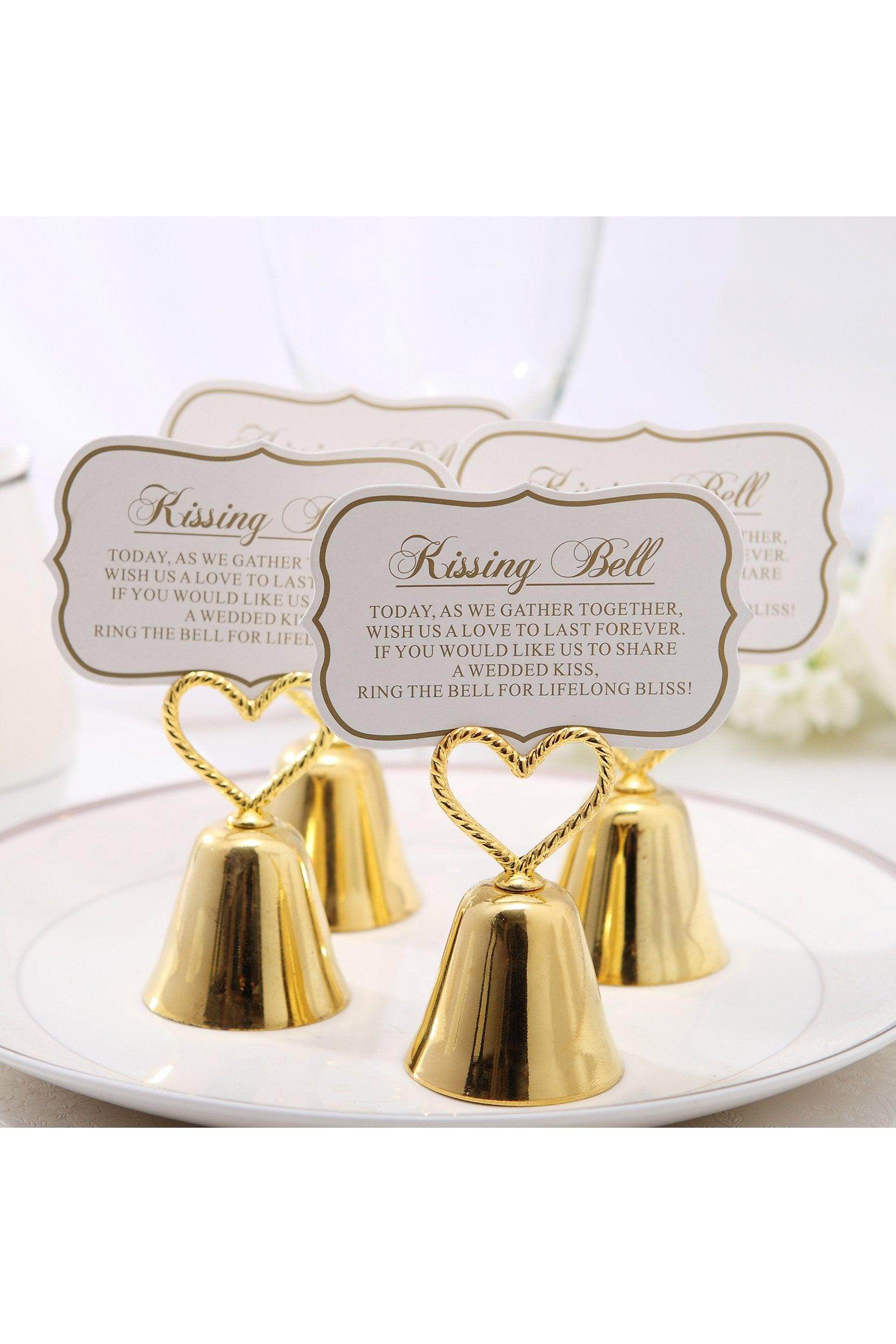 Kissing Bells Wedding Place Card Holders CGF0220 (Set of 6 pcs) - COCOMELODY