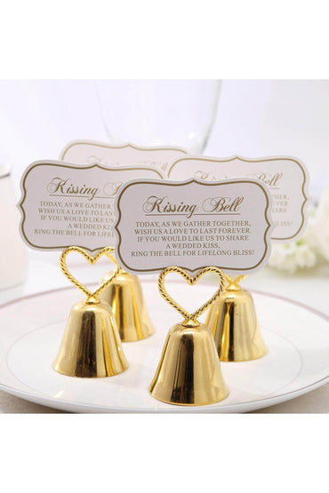 Kissing Bells Wedding Place Card Holders CGF0220 (Set of 6 pcs) - COCOMELODY