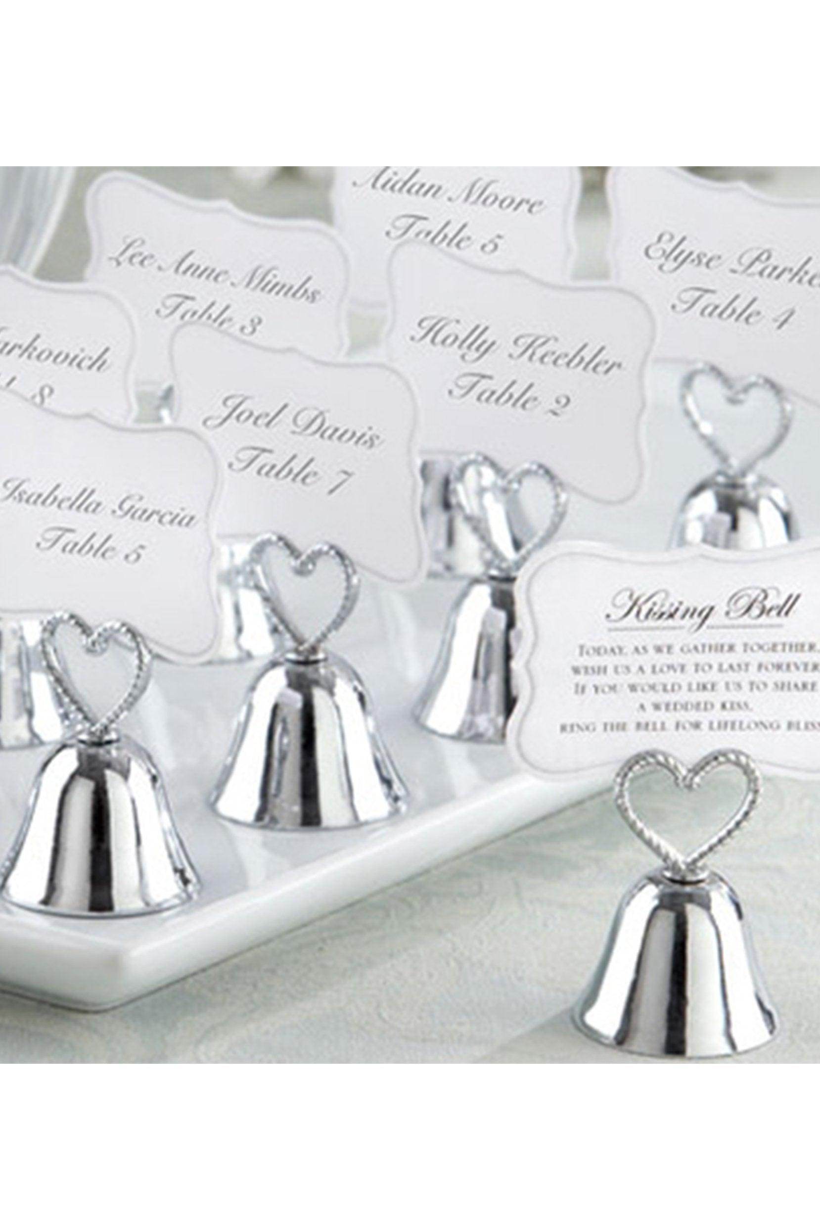Kissing Bells Wedding Place Card Holders CGF0220 (Set of 6 pcs) - COCOMELODY