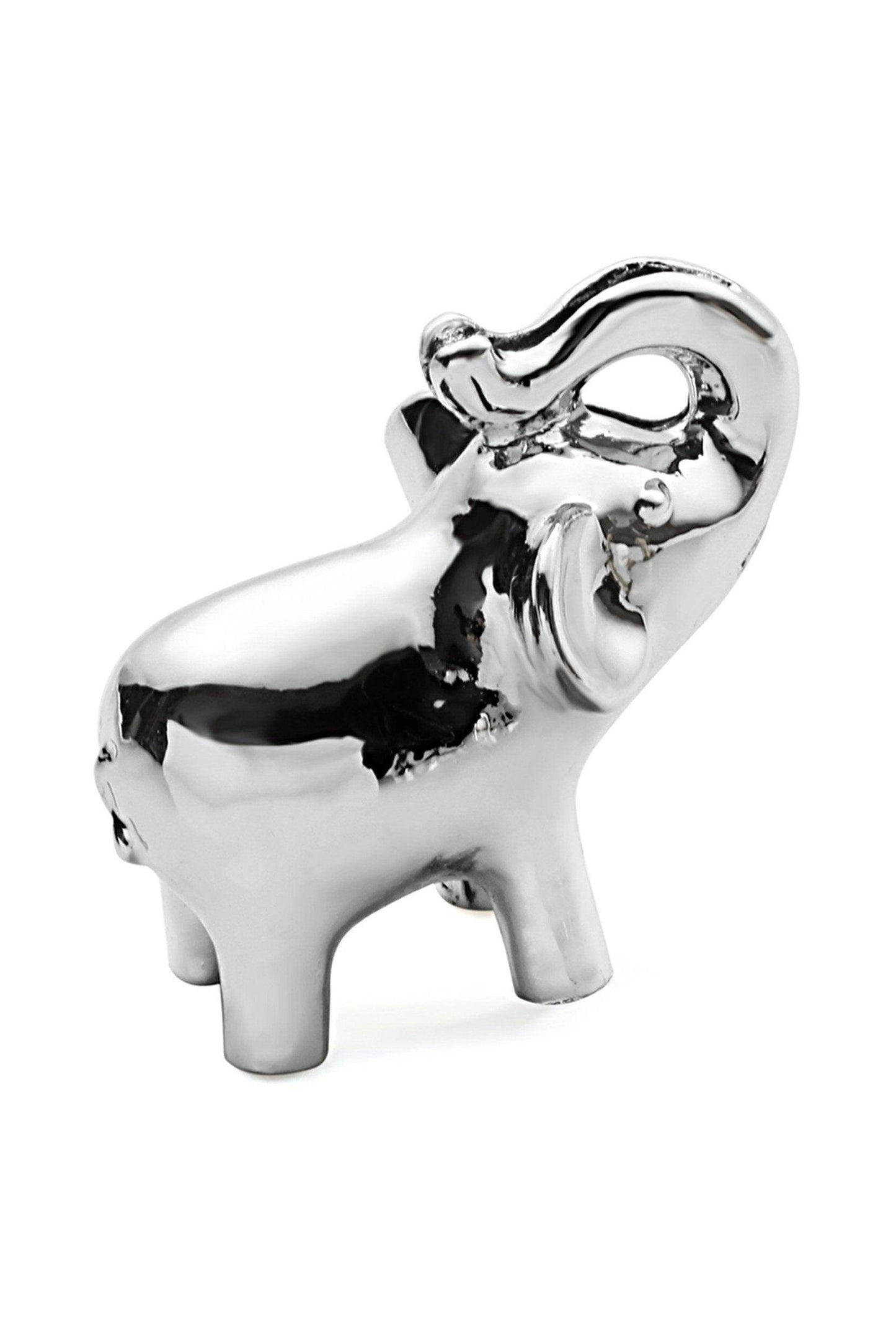 Silver Finish Elephant Placecard Holders CGF0226 (Set of 6 pcs) - COCOMELODY