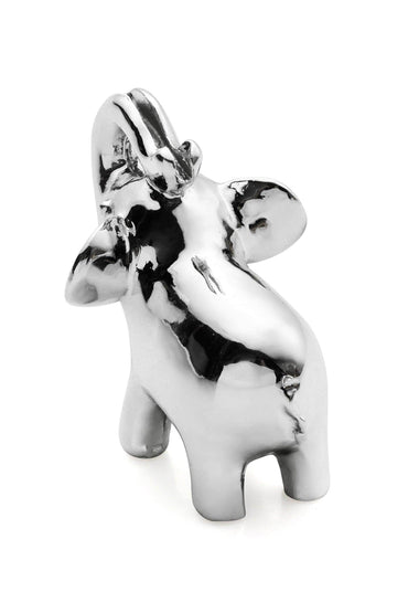 Silver Finish Elephant Placecard Holders CGF0226 (Set of 6 pcs) - COCOMELODY