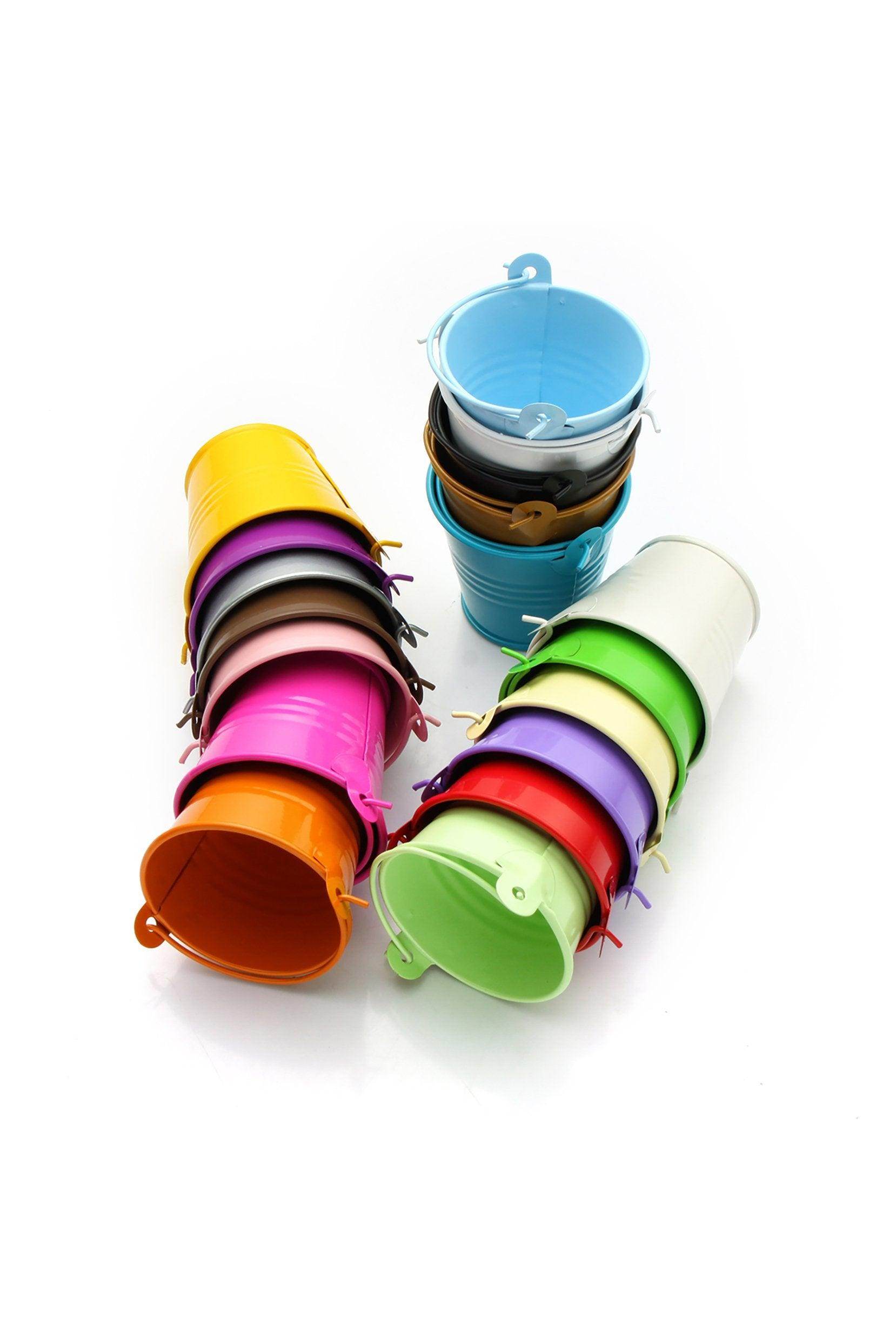 Miniature Favor Pails CGF0230 (Set of 12 pcs) - COCOMELODY