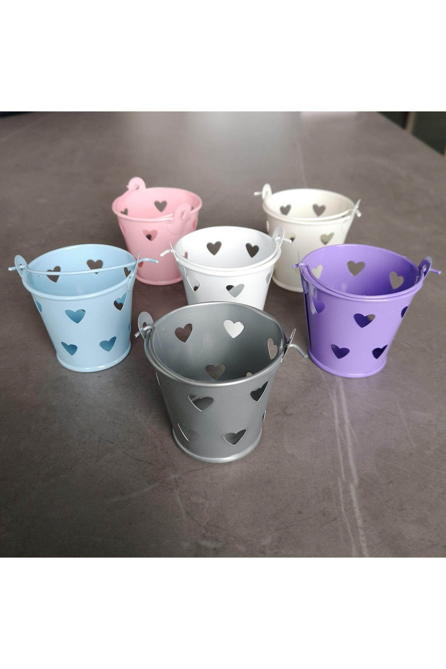 Heart Favor Pails CGF0231 (Set of 12 pcs) - COCOMELODY