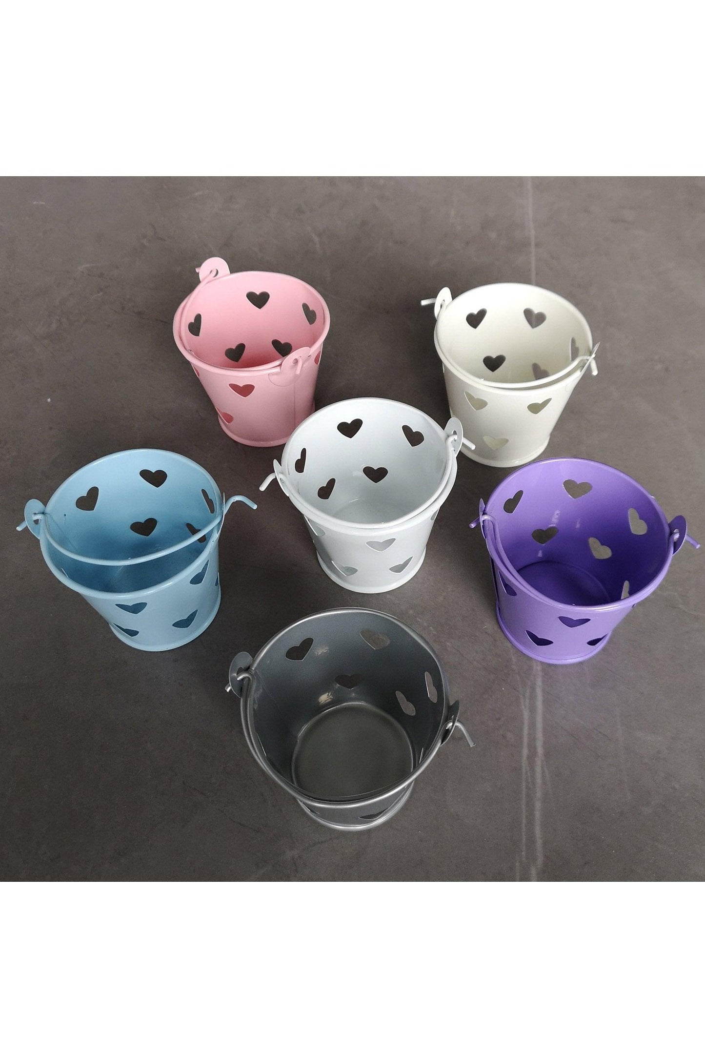 Heart Favor Pails CGF0231 (Set of 12 pcs) - COCOMELODY
