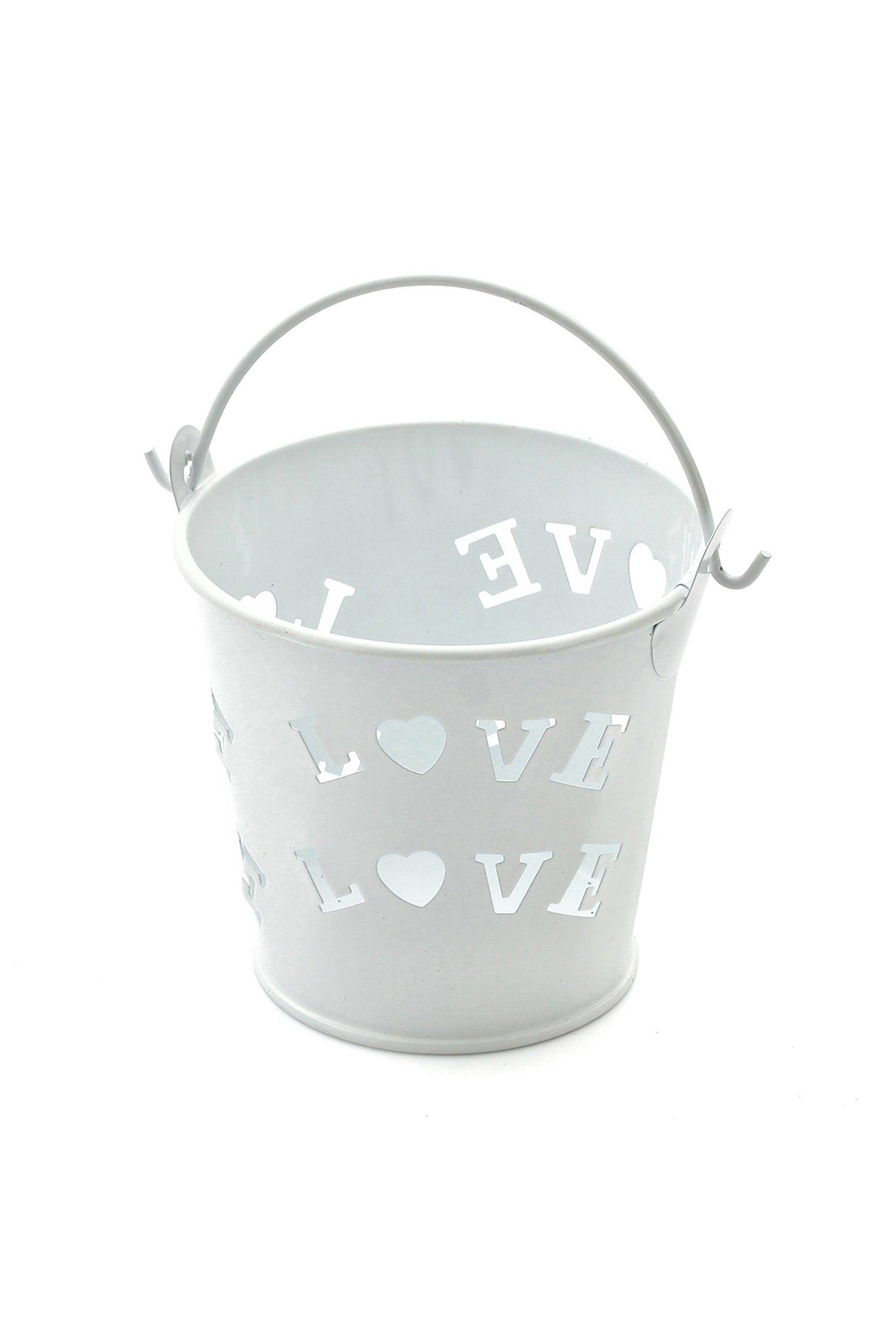 LOVE Wedding Favor Pails Baby Shower Party Buckets CGF0232 (Set of 12 pcs) - COCOMELODY