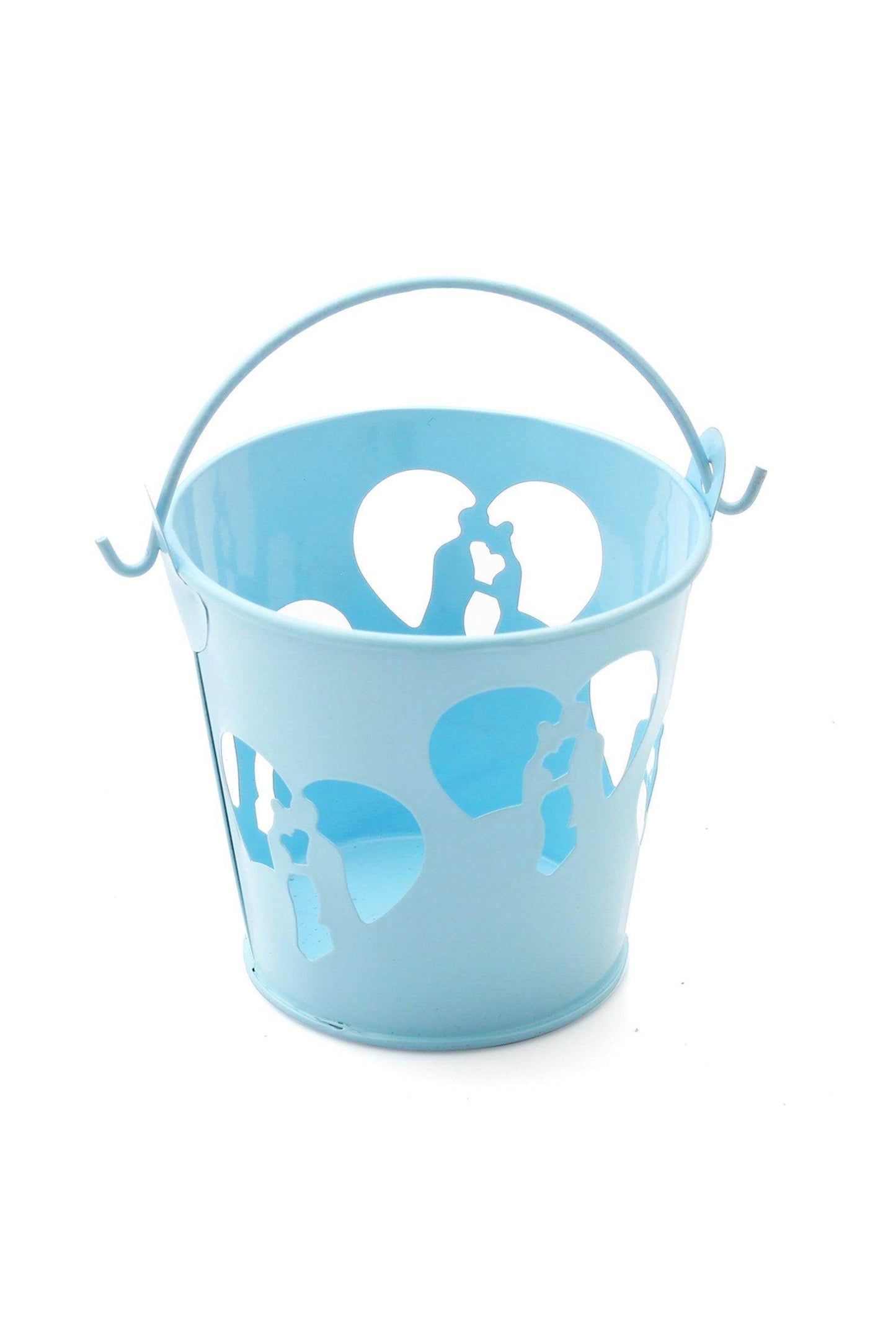 Graceful Wedding Favor Pails Miniature Buckets for Bridal Shower Hen Party Favors CGF0233 (Set of 12 pcs) - COCOMELODY
