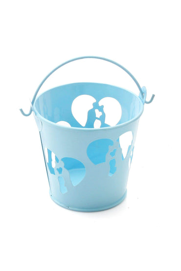 Graceful Wedding Favor Pails Miniature Buckets for Bridal Shower Hen Party Favors CGF0233 (Set of 12 pcs) - COCOMELODY