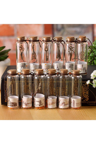 Letters Message in a Wishing Bottle Favors CGF0236 (Set of 12 pcs) - COCOMELODY