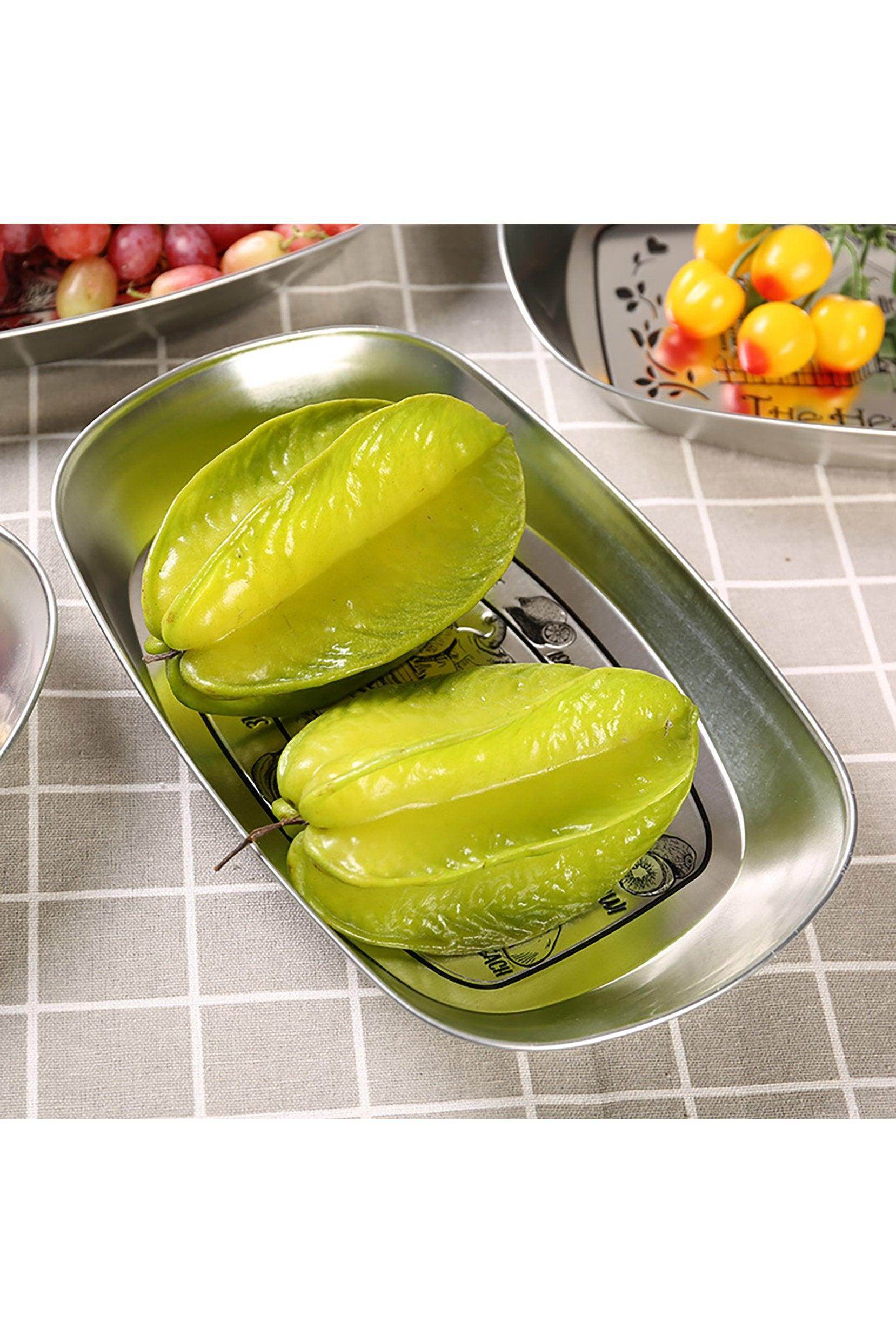 Rustic Dcorative Trays 10in by 6in CGF0237 (Set of 5 pcs) - COCOMELODY