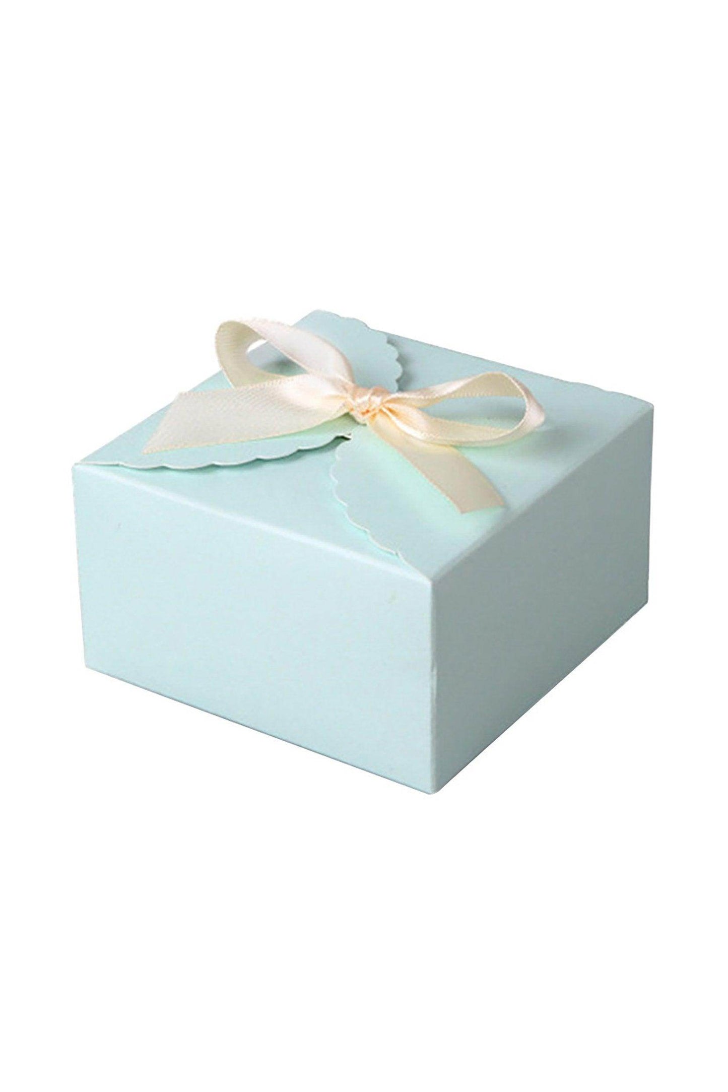 Light Blue/Yellow Favor Boxes CGF0239 (Set of 12 pcs) - COCOMELODY
