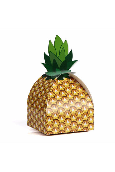 Pineapple Favor Box for Tropical Party CGF0241 (Set of 12 pcs) - COCOMELODY