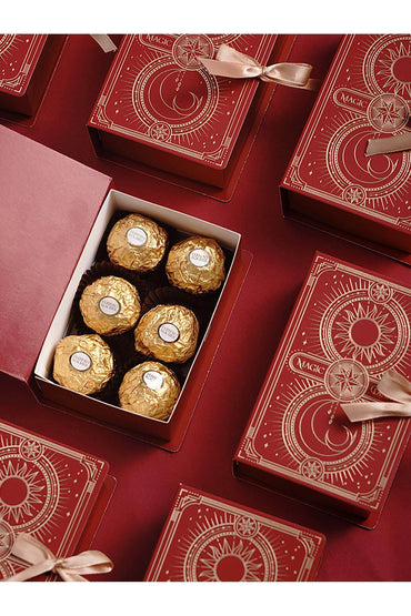 Love Diary Book Design Party Treat Boxes CGF0255 (Set of 12 pcs) - COCOMELODY