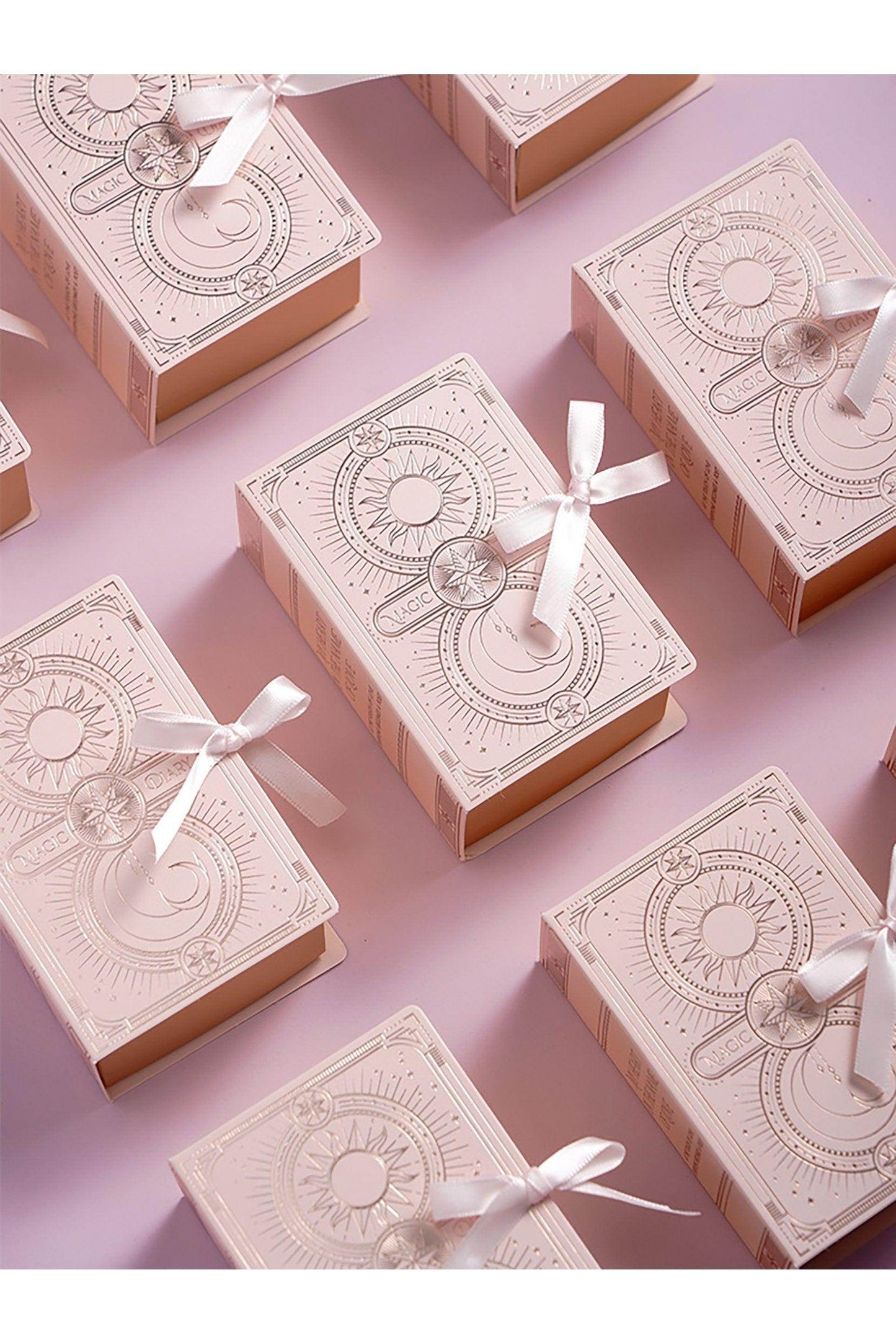 Love Diary Book Design Party Treat Boxes CGF0255 (Set of 12 pcs) - COCOMELODY