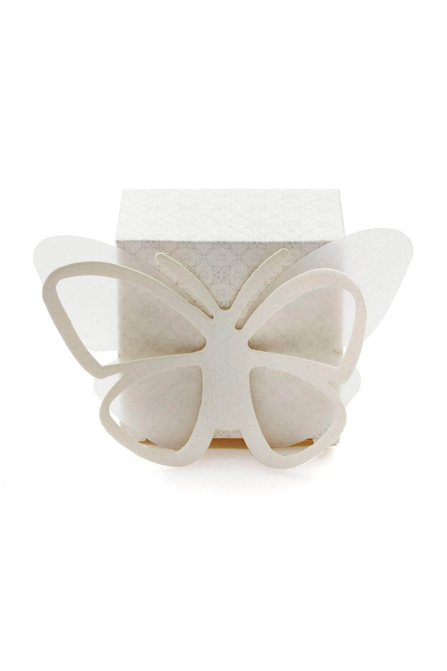 White 3D Butterfly Favor Boxes CGF0262 (Set of 12 pcs) - COCOMELODY