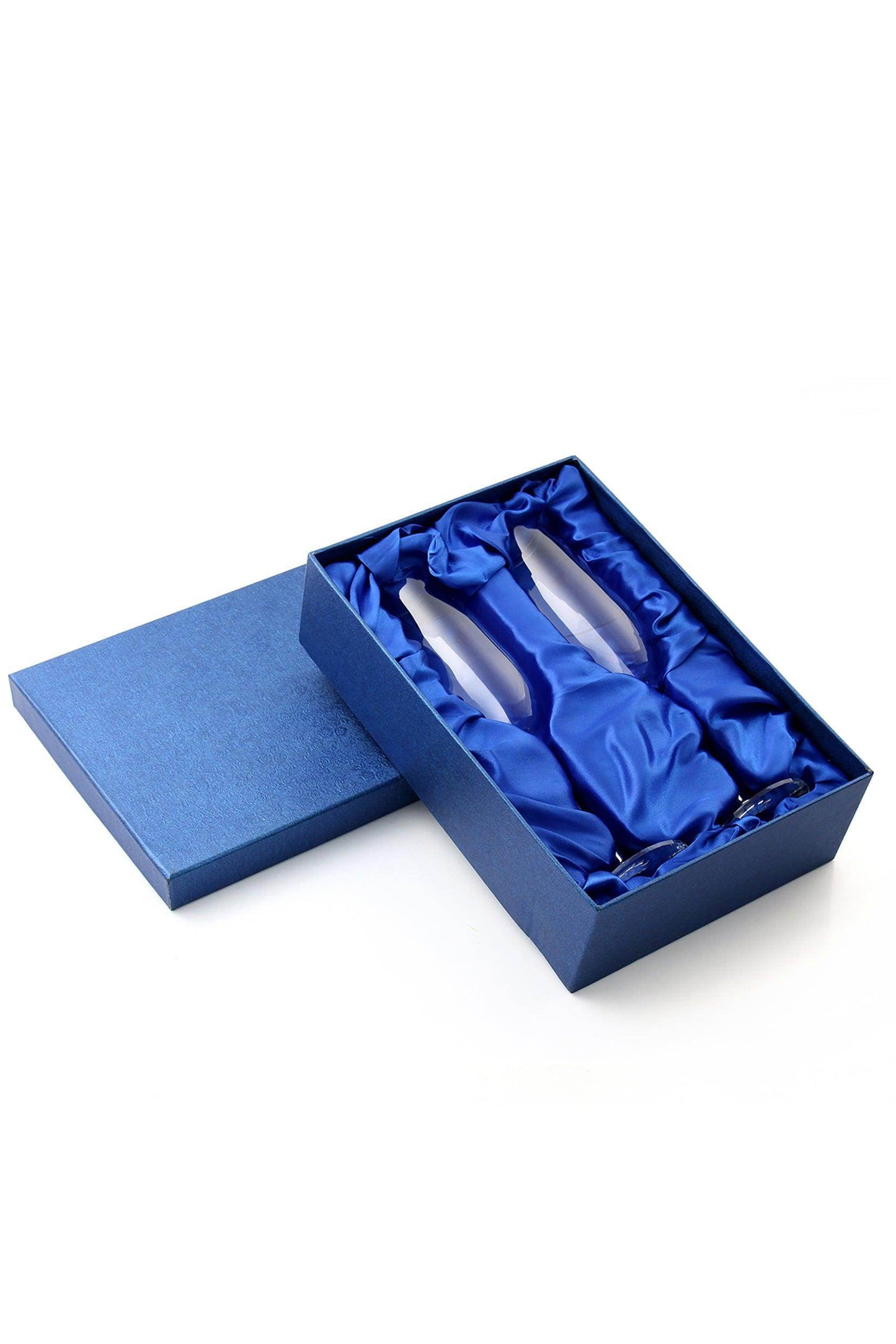 Always and Forever Crystal Champagne Flutes Set of 2 Pieces Wedding Toasting Flutes Crystal Glass Anniversary Gifts Wedding Couples Gift CGF0286 - COCOMELODY