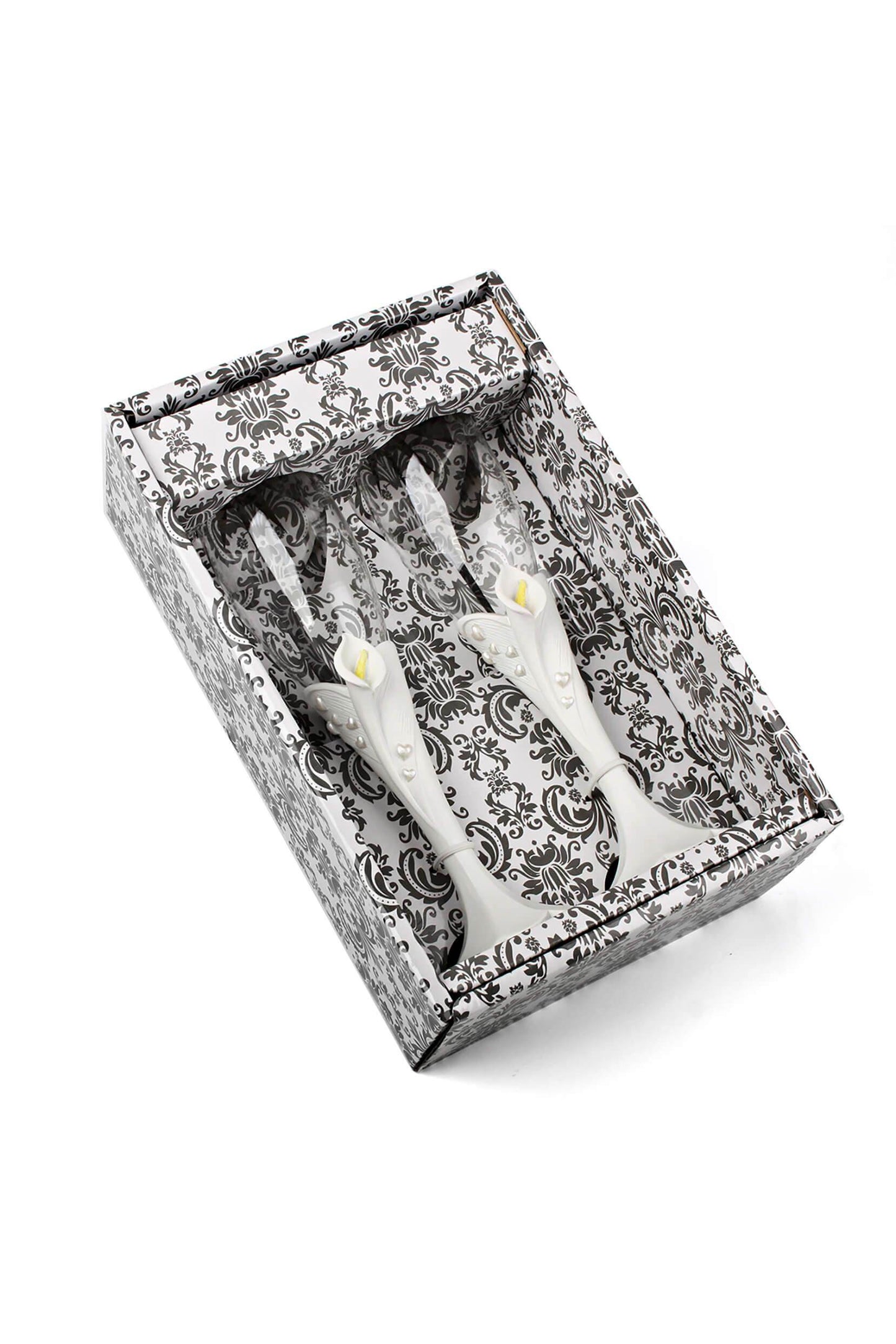 Calla Lily Toasting Flutes CGF0287 (Set of 1 pcs) - COCOMELODY