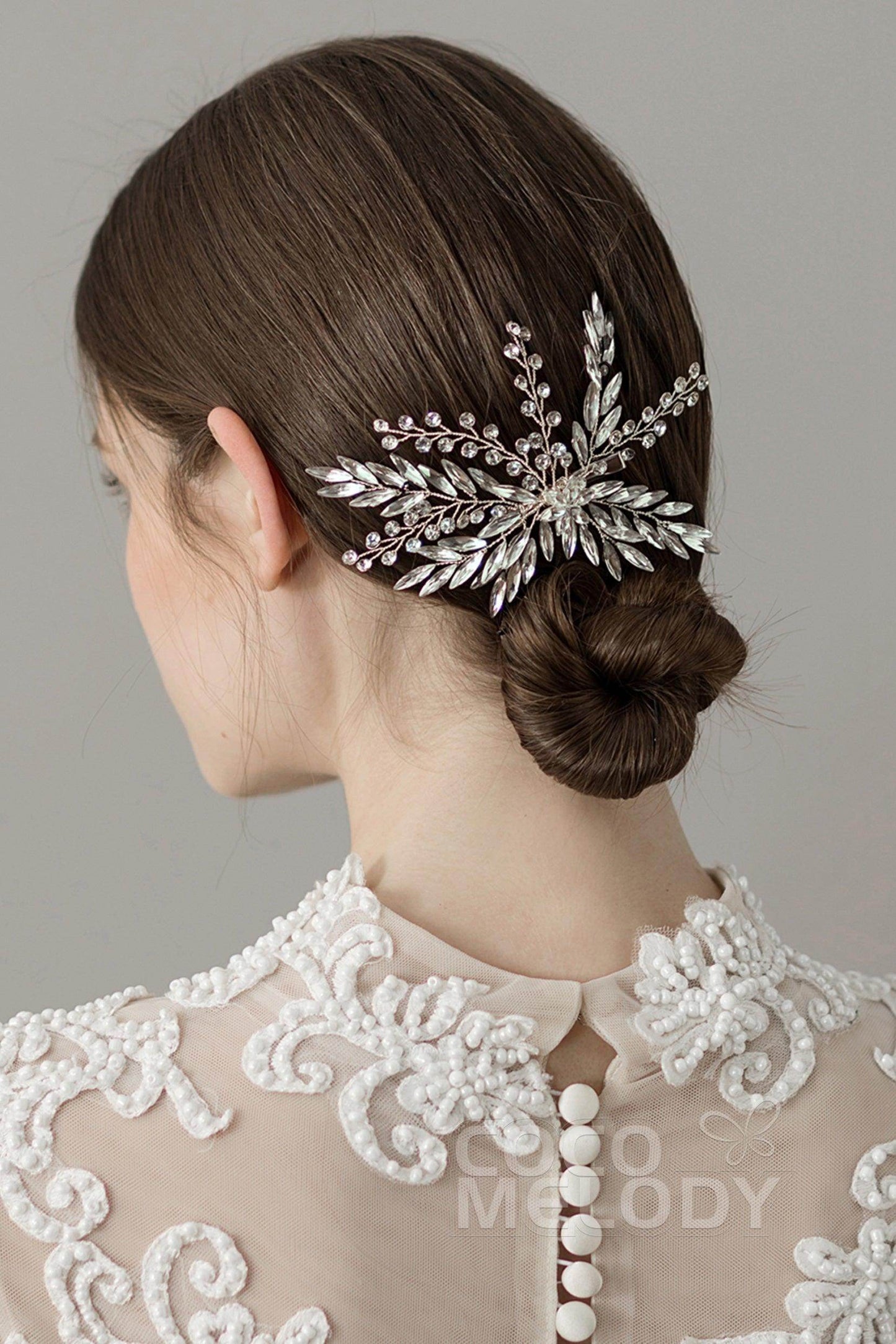 Alloy Hairpins with Crystals CH0211 - COCOMELODY