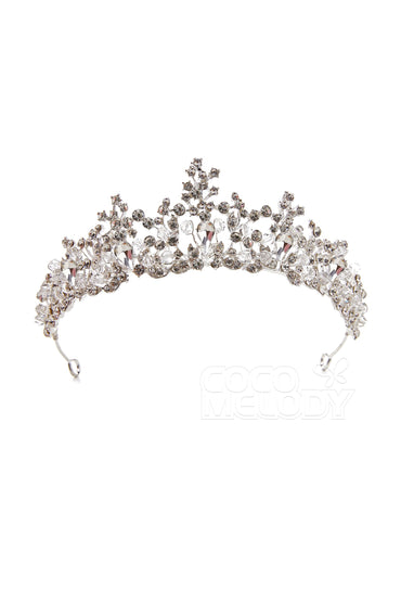 Alloy Tiaras with Crystals CH0243