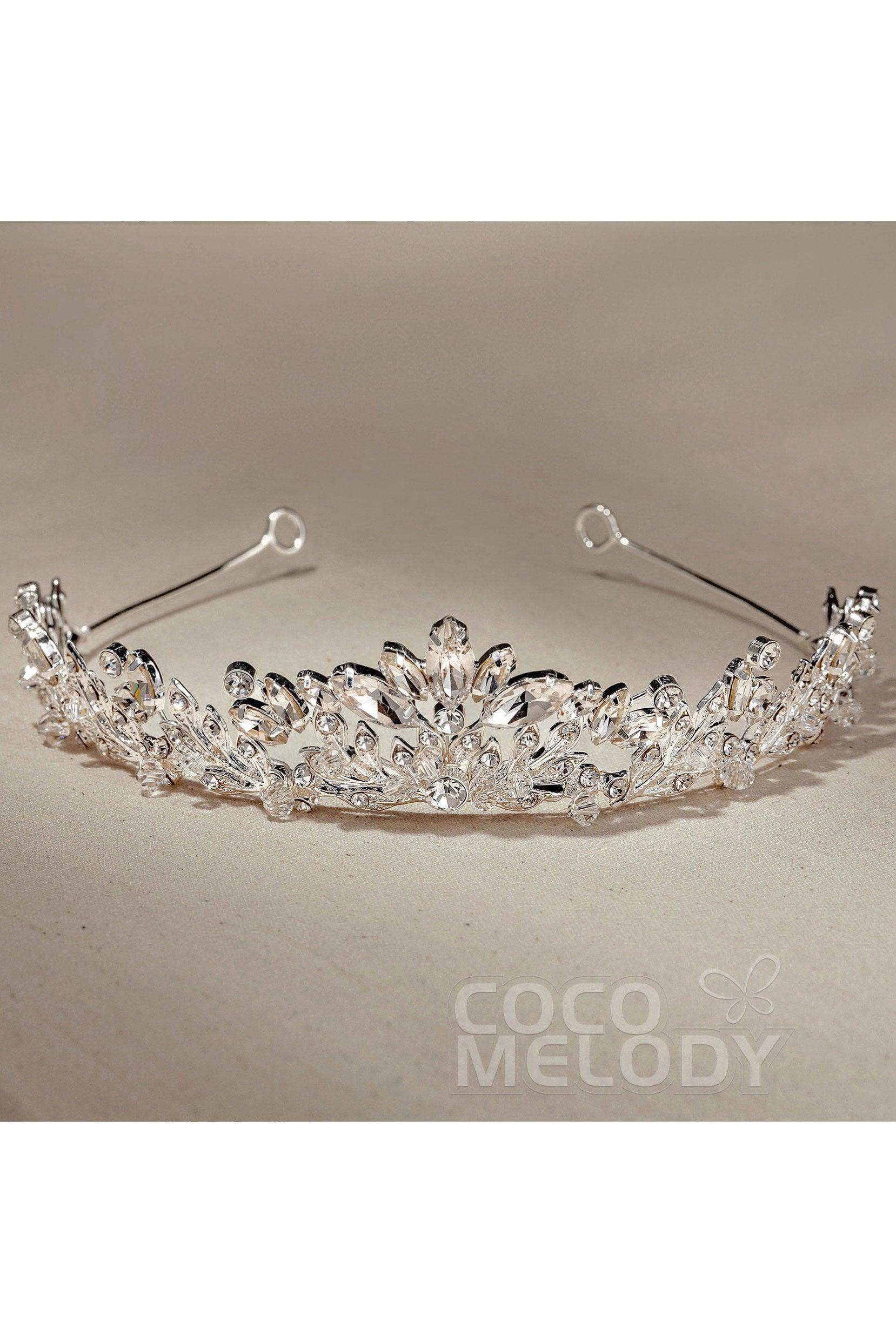 Alloy Tiaras with Rhinestone CH0268 - COCOMELODY