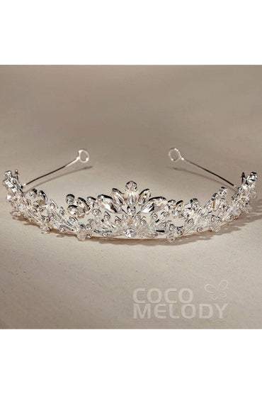 Alloy Tiaras with Rhinestone CH0268 - COCOMELODY