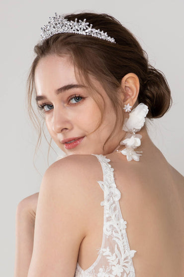 Alloy Tiaras with Crystals CH0367