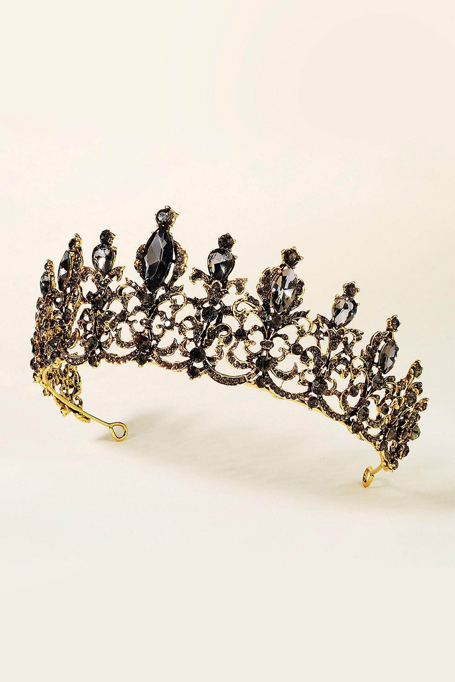 Alloy Tiaras with Rhinestone CH0390 - COCOMELODY