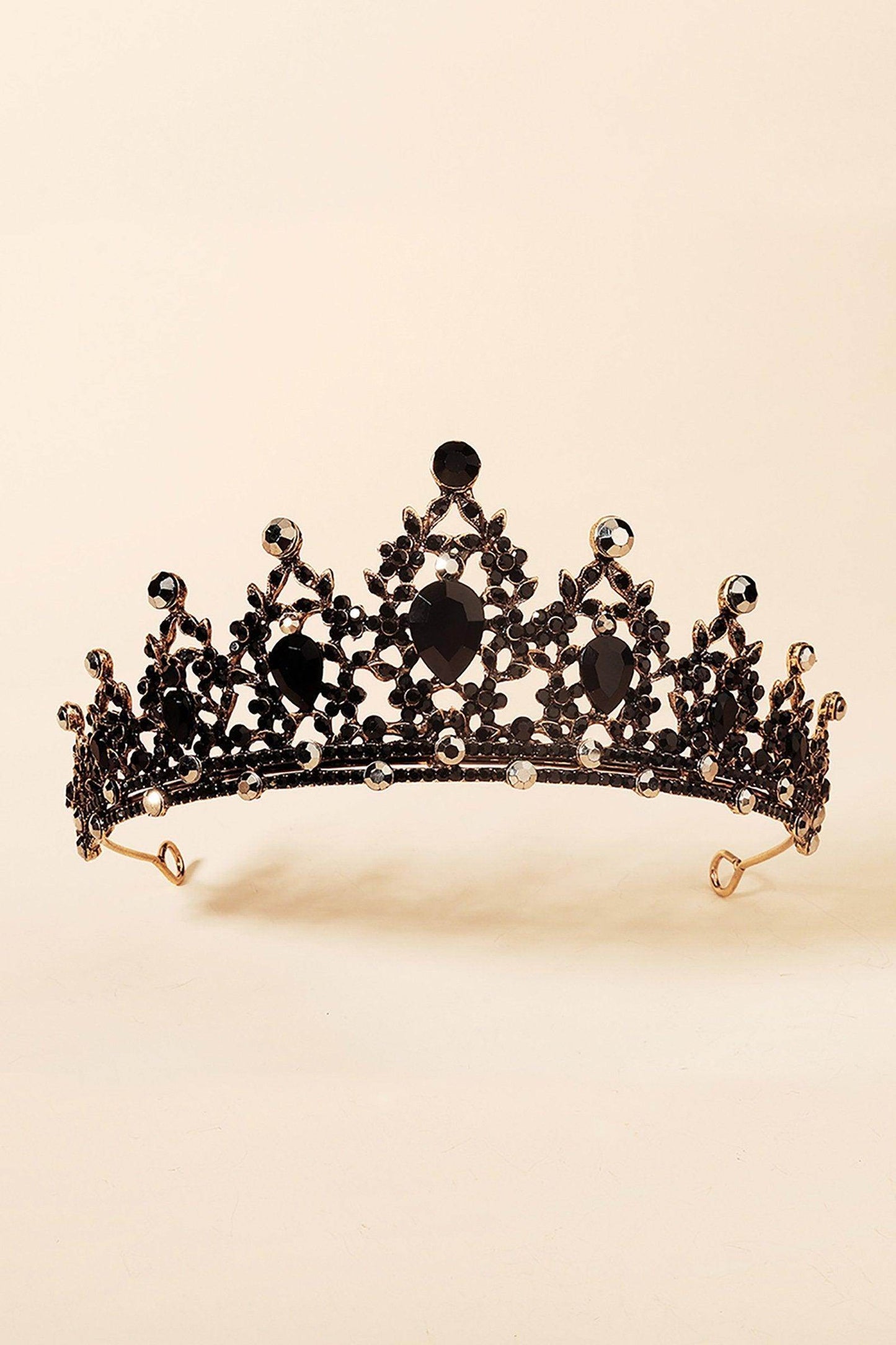 Alloy Tiaras with Rhinestone CH0391 - COCOMELODY