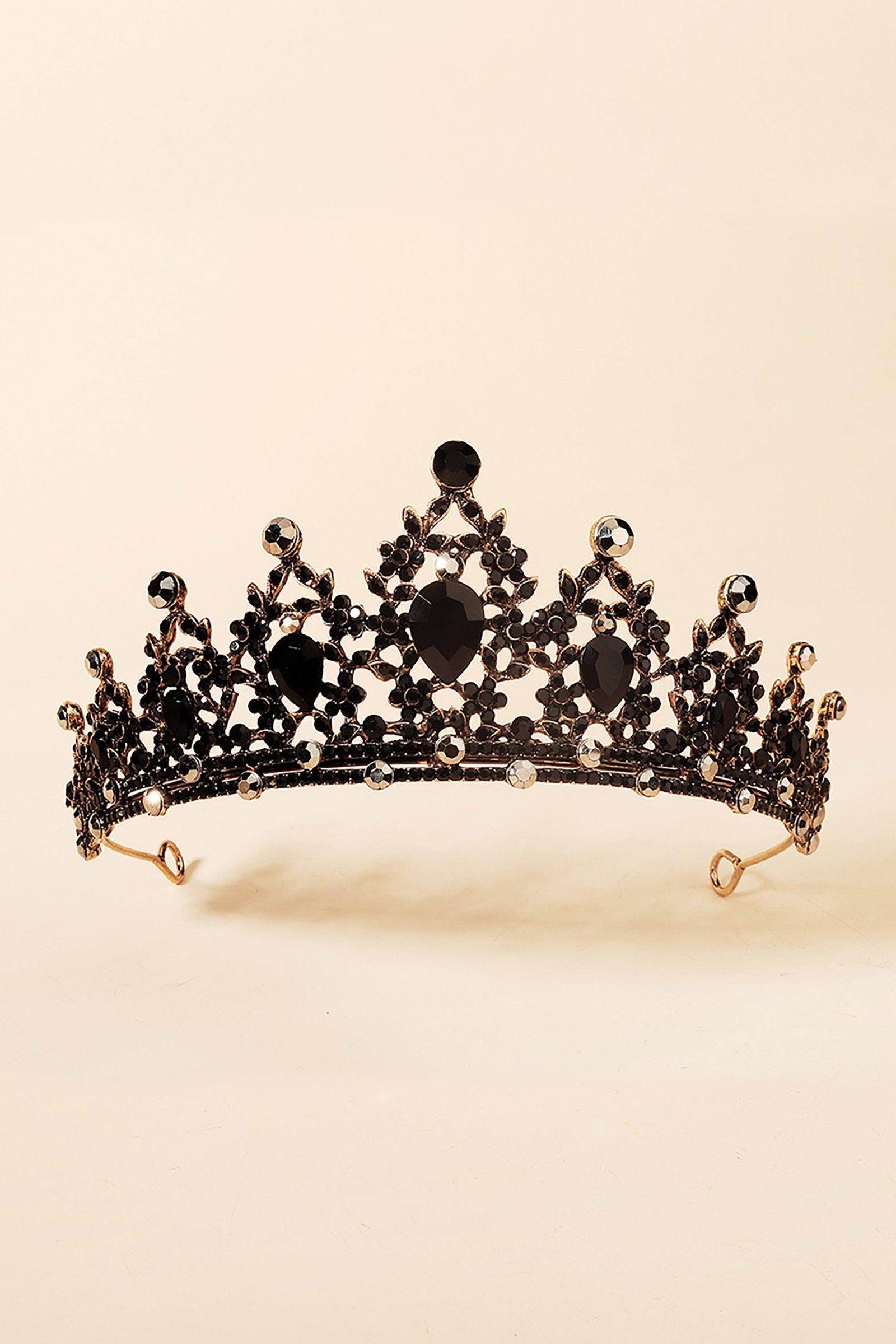 Alloy Tiaras with Rhinestone CH0391 - COCOMELODY
