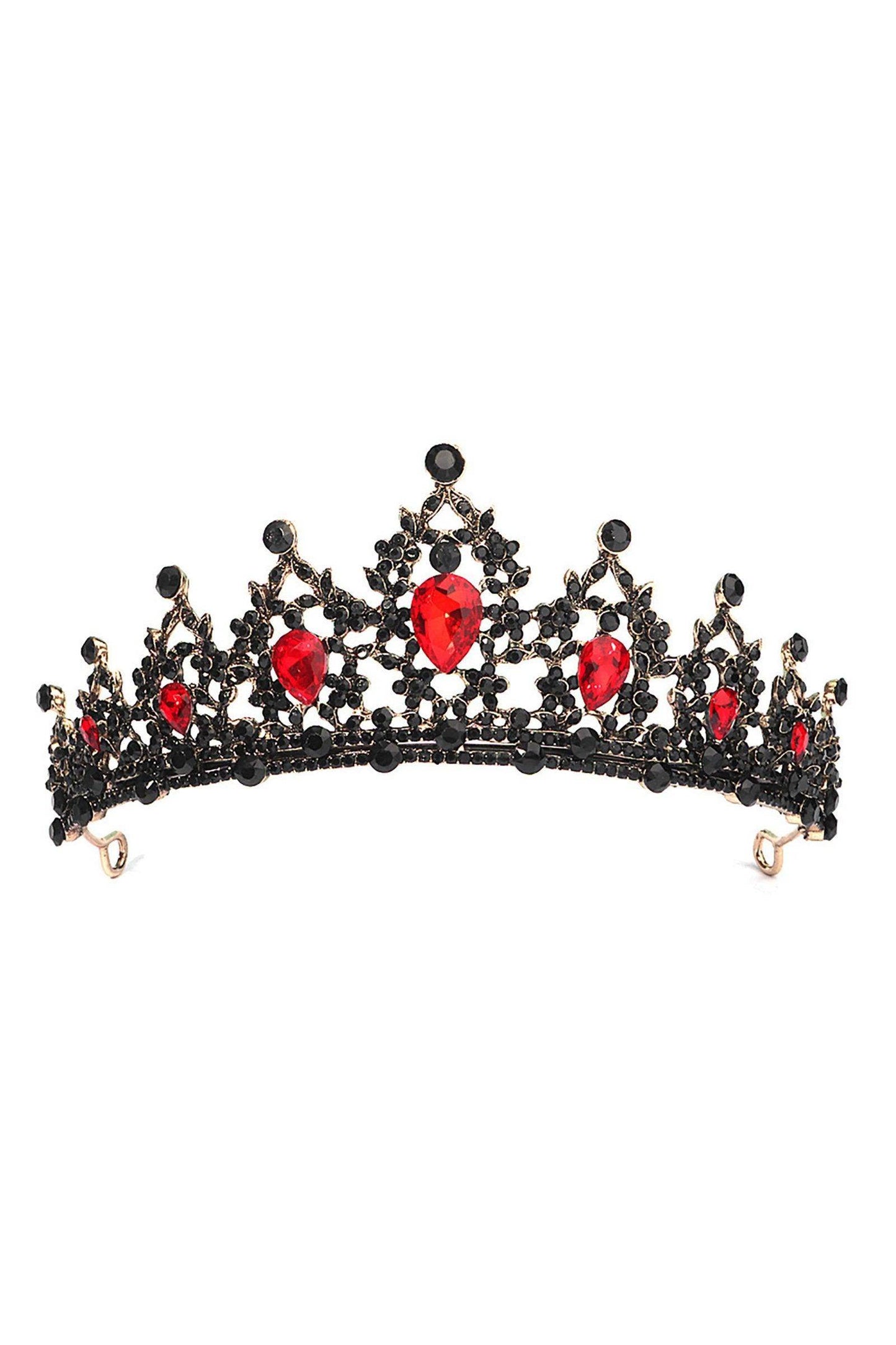 Alloy Tiaras with Rhinestone CH0391 - COCOMELODY