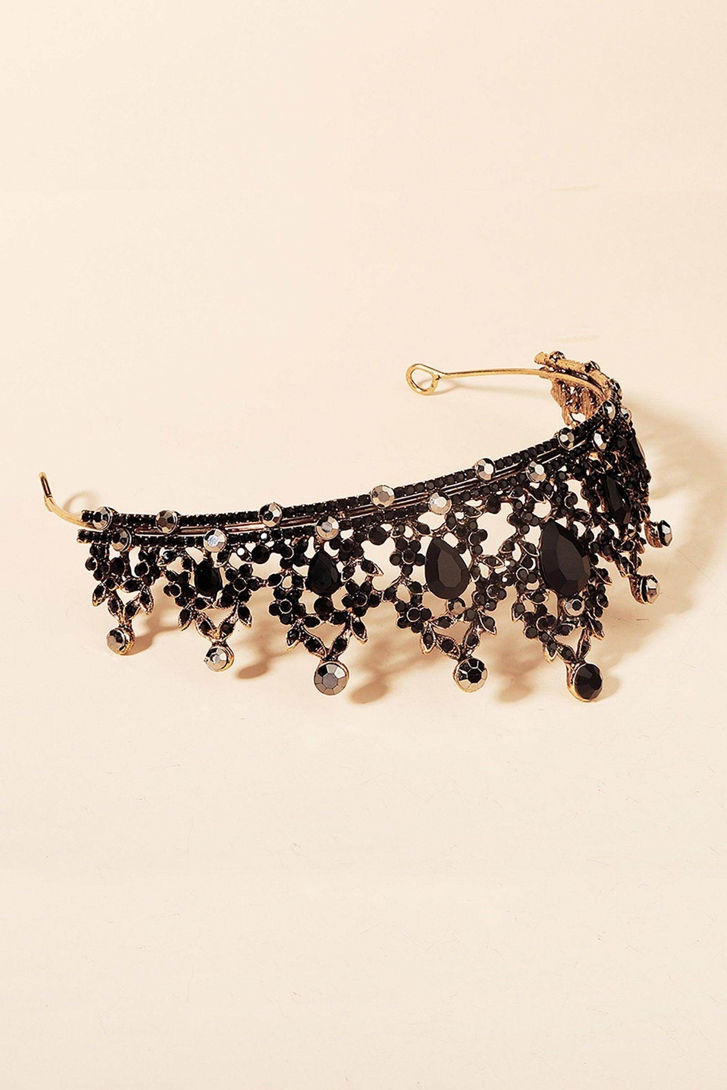Alloy Tiaras with Rhinestone CH0391 - COCOMELODY
