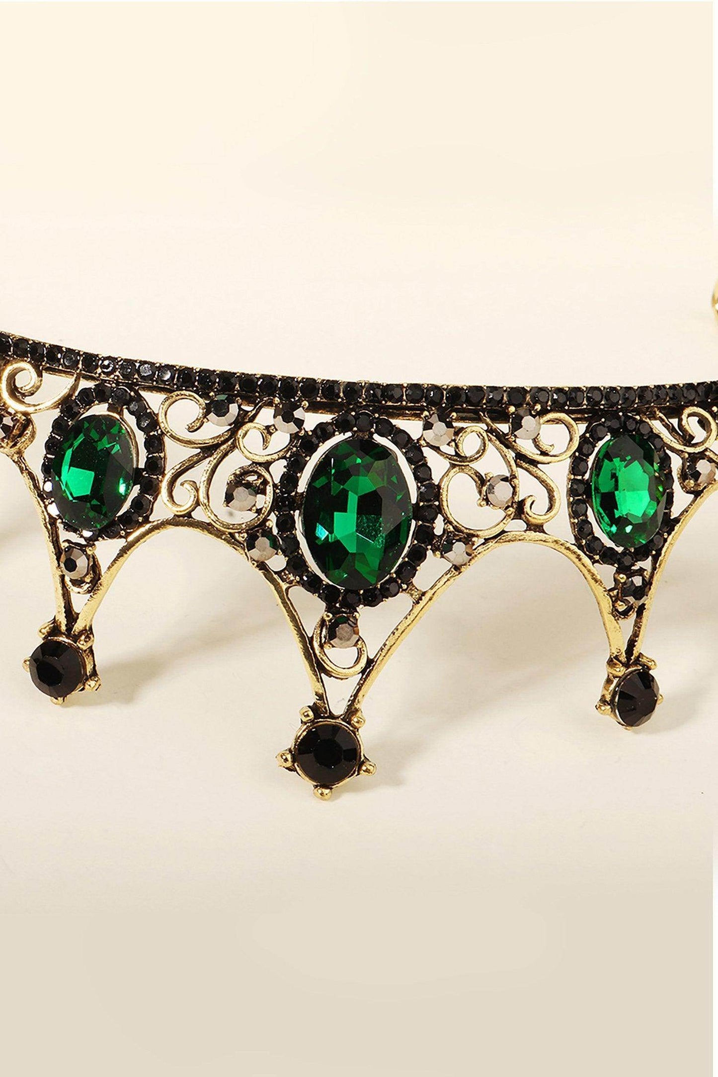 Alloy Tiaras with Rhinestone CH0393 - COCOMELODY