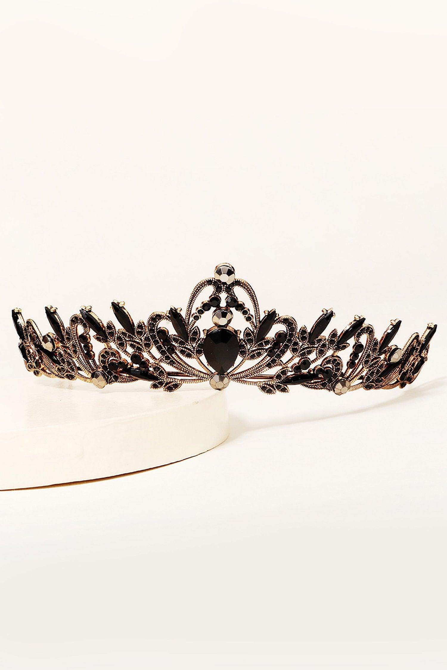 Alloy Tiaras with Rhinestone CH0394 - COCOMELODY