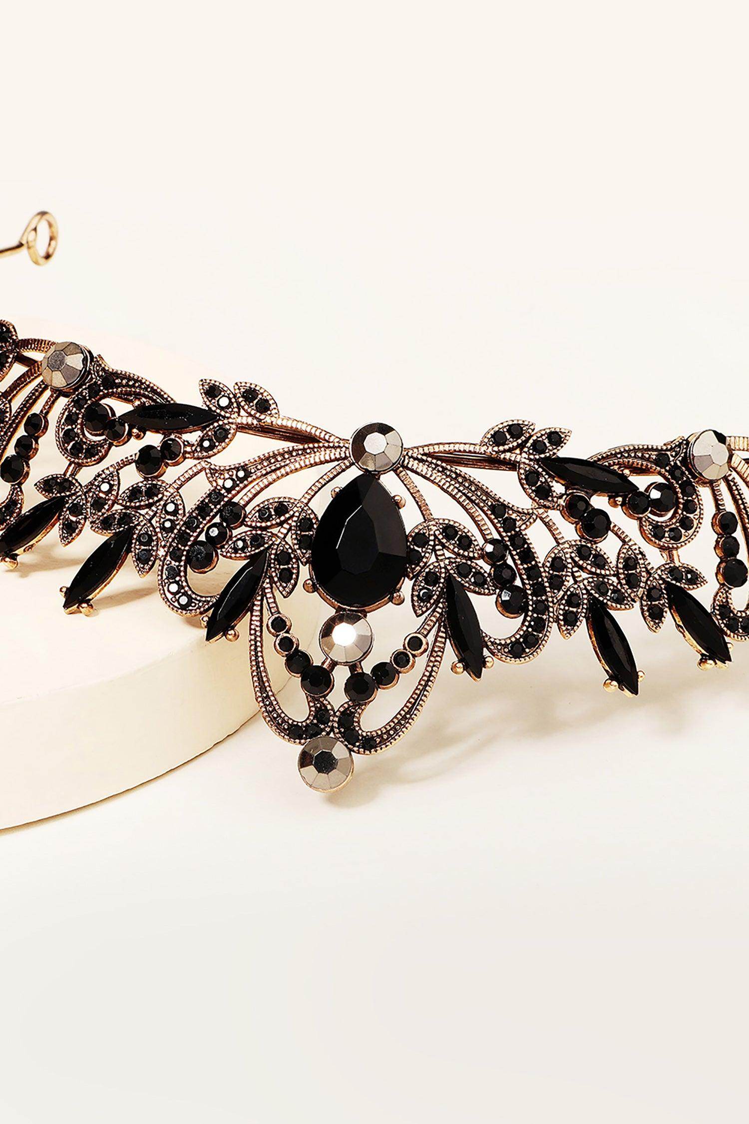 Alloy Tiaras with Rhinestone CH0394 - COCOMELODY