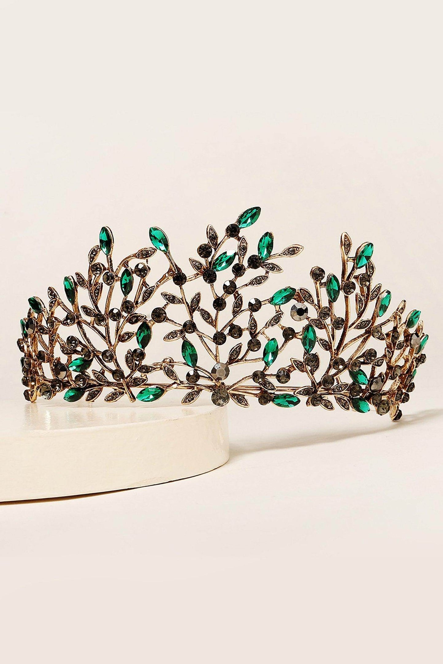 Alloy Tiaras with Rhinestone CH0395 - COCOMELODY