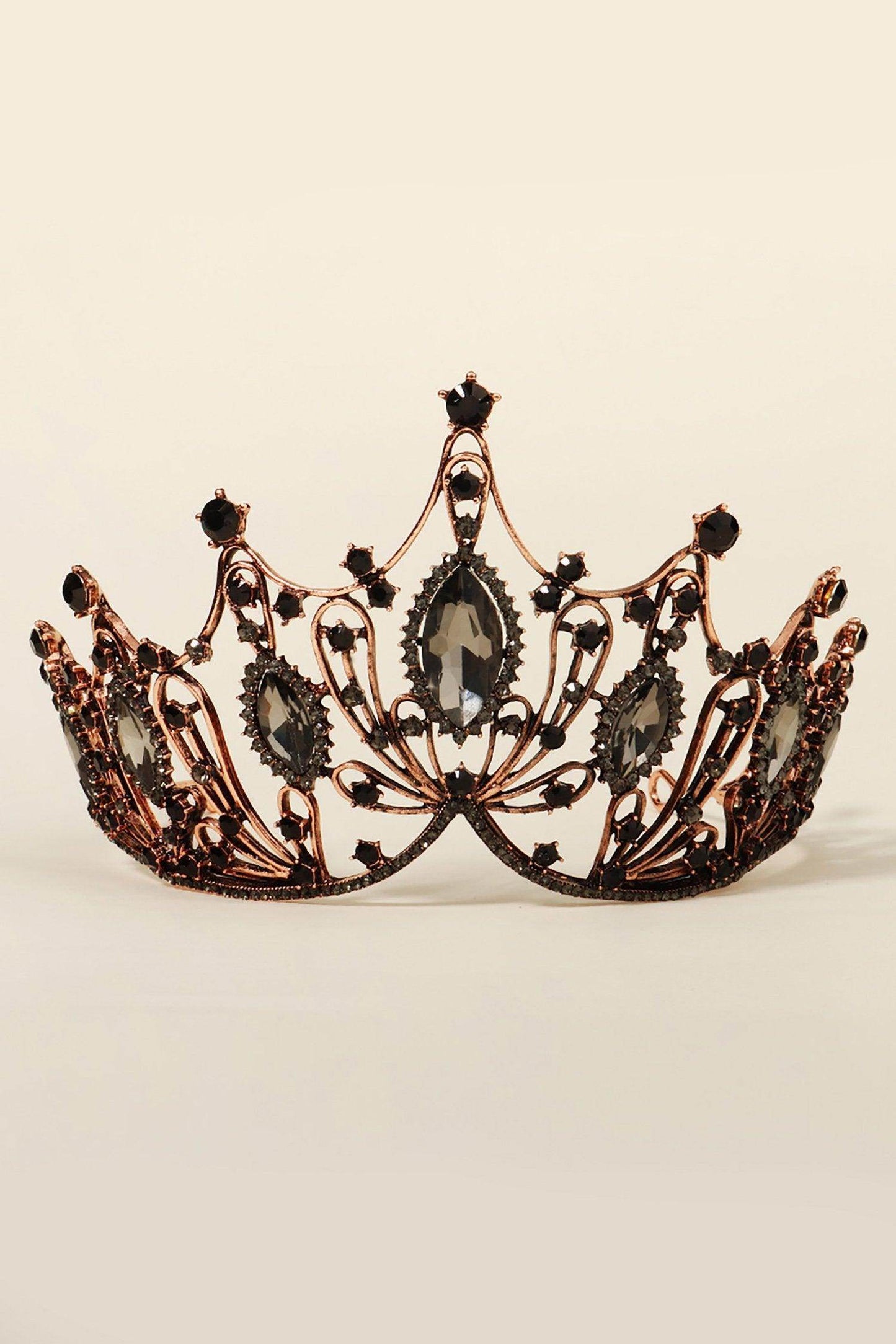 Alloy Tiaras with Rhinestone CH0397 - COCOMELODY