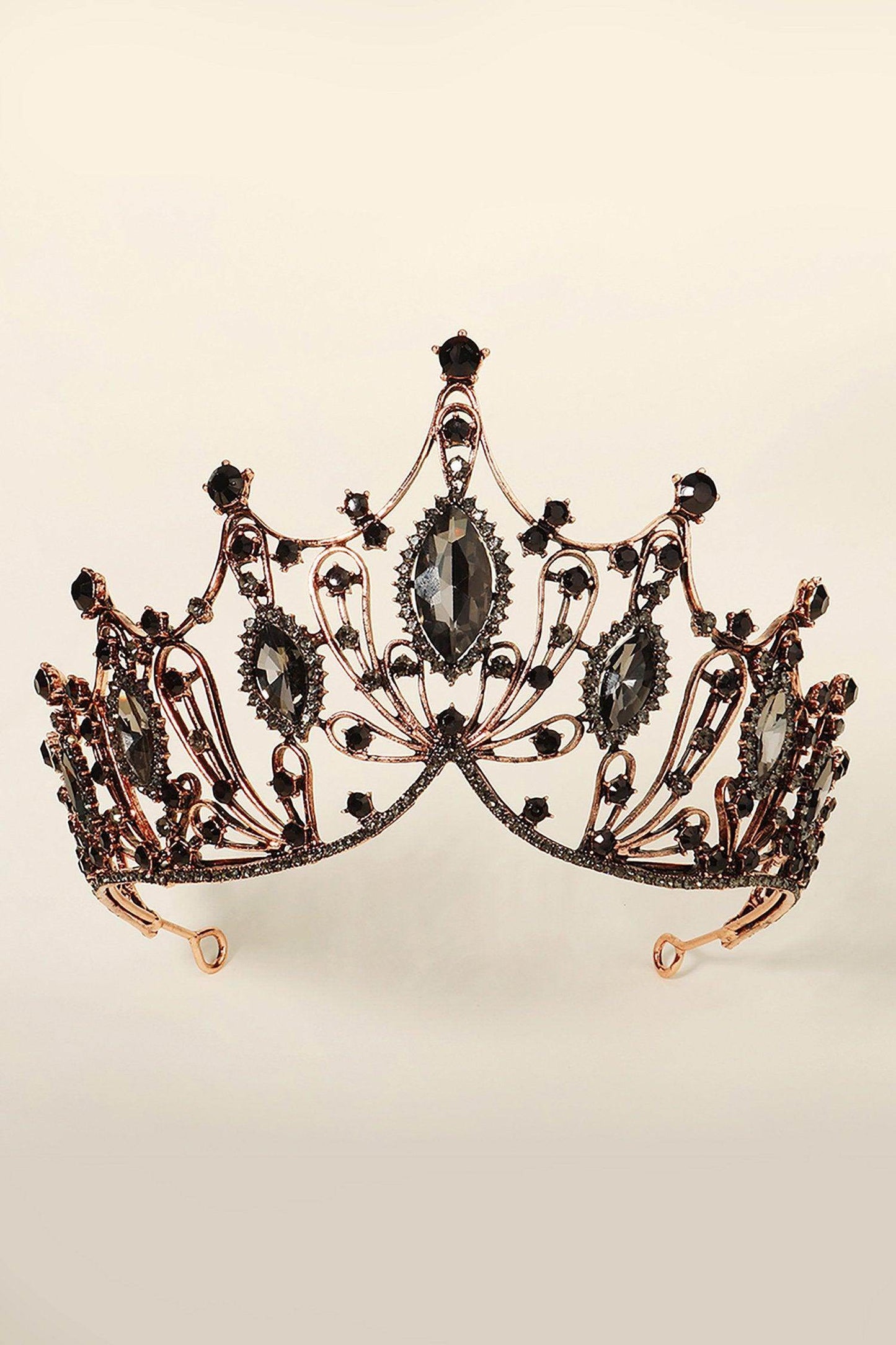 Alloy Tiaras with Rhinestone CH0397 - COCOMELODY