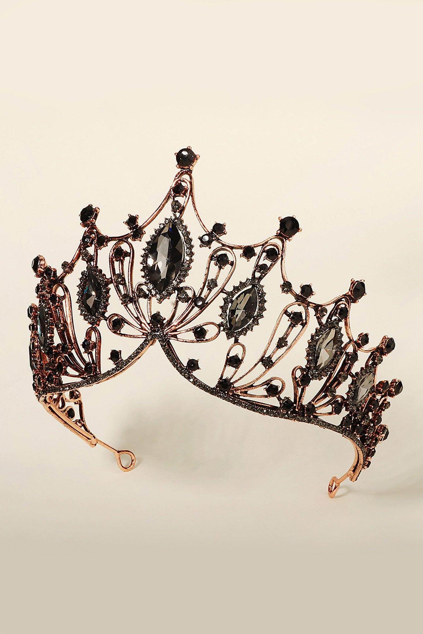 Alloy Tiaras with Rhinestone CH0397 - COCOMELODY